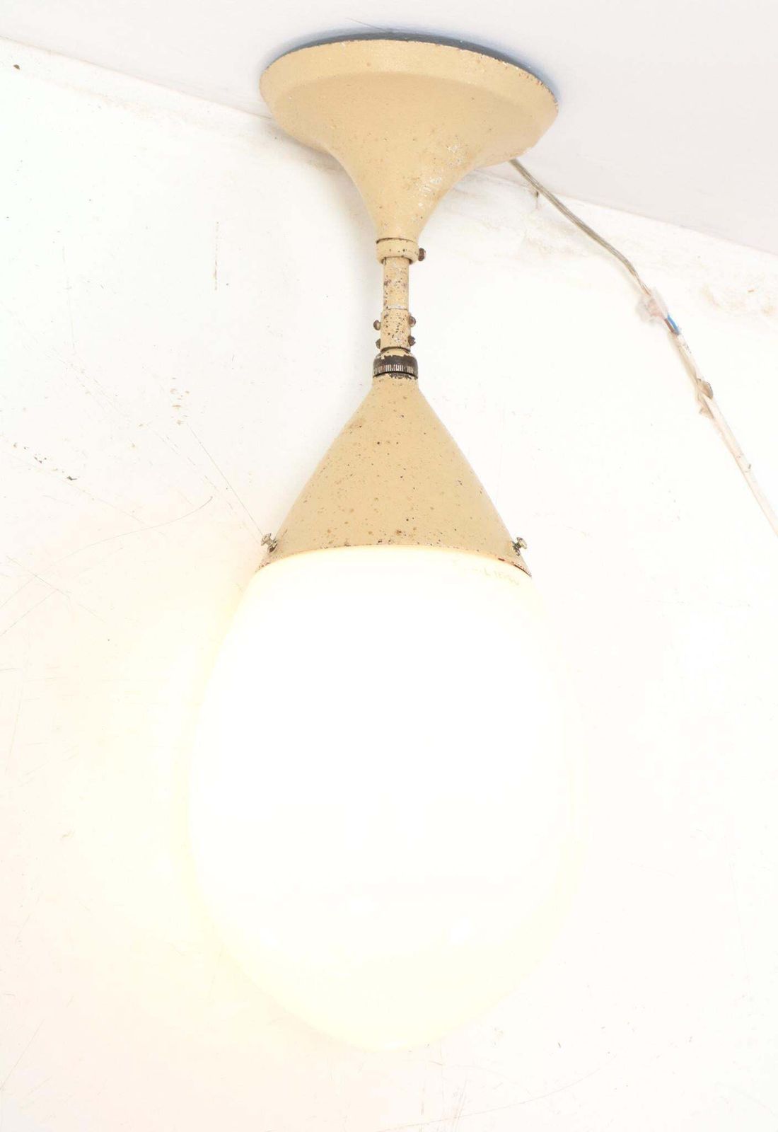 German Art Deco Bauhaus Pendant Lamp By Peter Behrens For Siemens, 1920s photo furniture