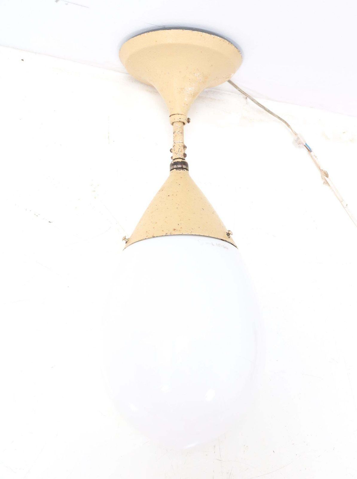 German Art Deco Bauhaus Pendant Lamp By Peter Behrens For Siemens, 1920s photo for sale