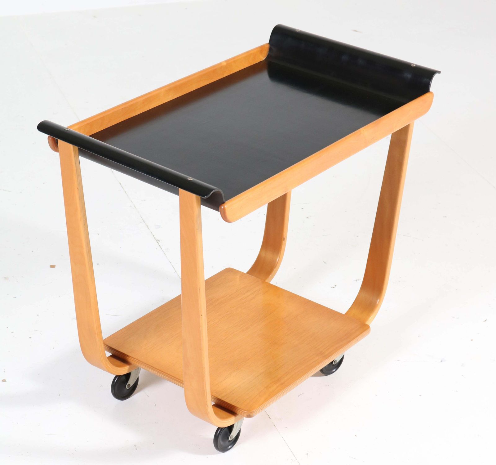 Mid Century Modern Serving Trolley Pb31 By Cees Braakman For Ums Pastoe, 1950s photo Furniture