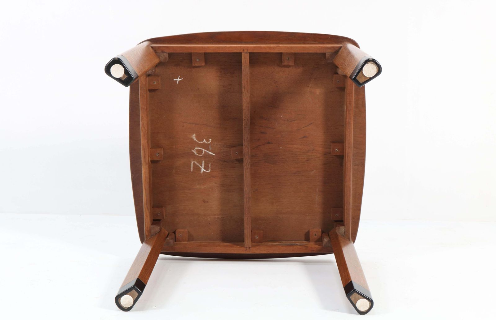 photo furniture Oak Art Deco Amsterdam School Coffee Table In The Style Of Piet Kramer, 1920s