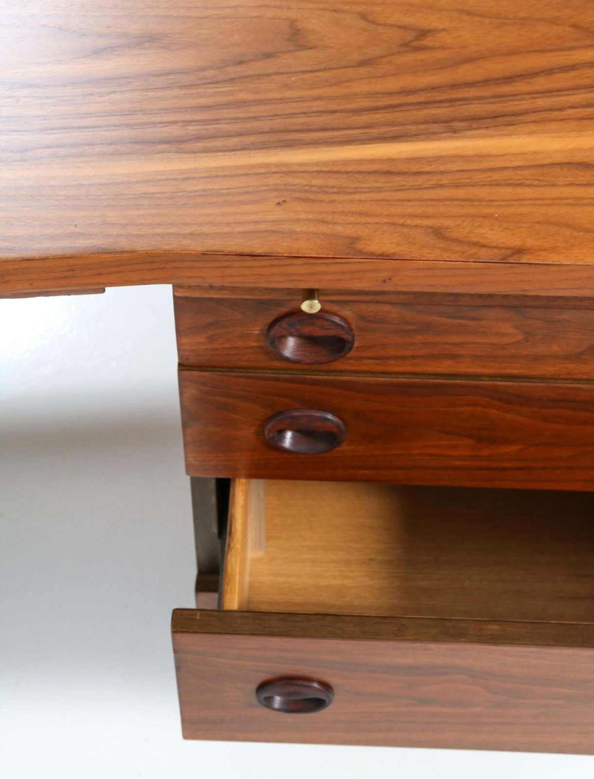 photo buy Mid Century Modern Walnut Executive Desk By Edward Wormley For Dunbar, 1950s