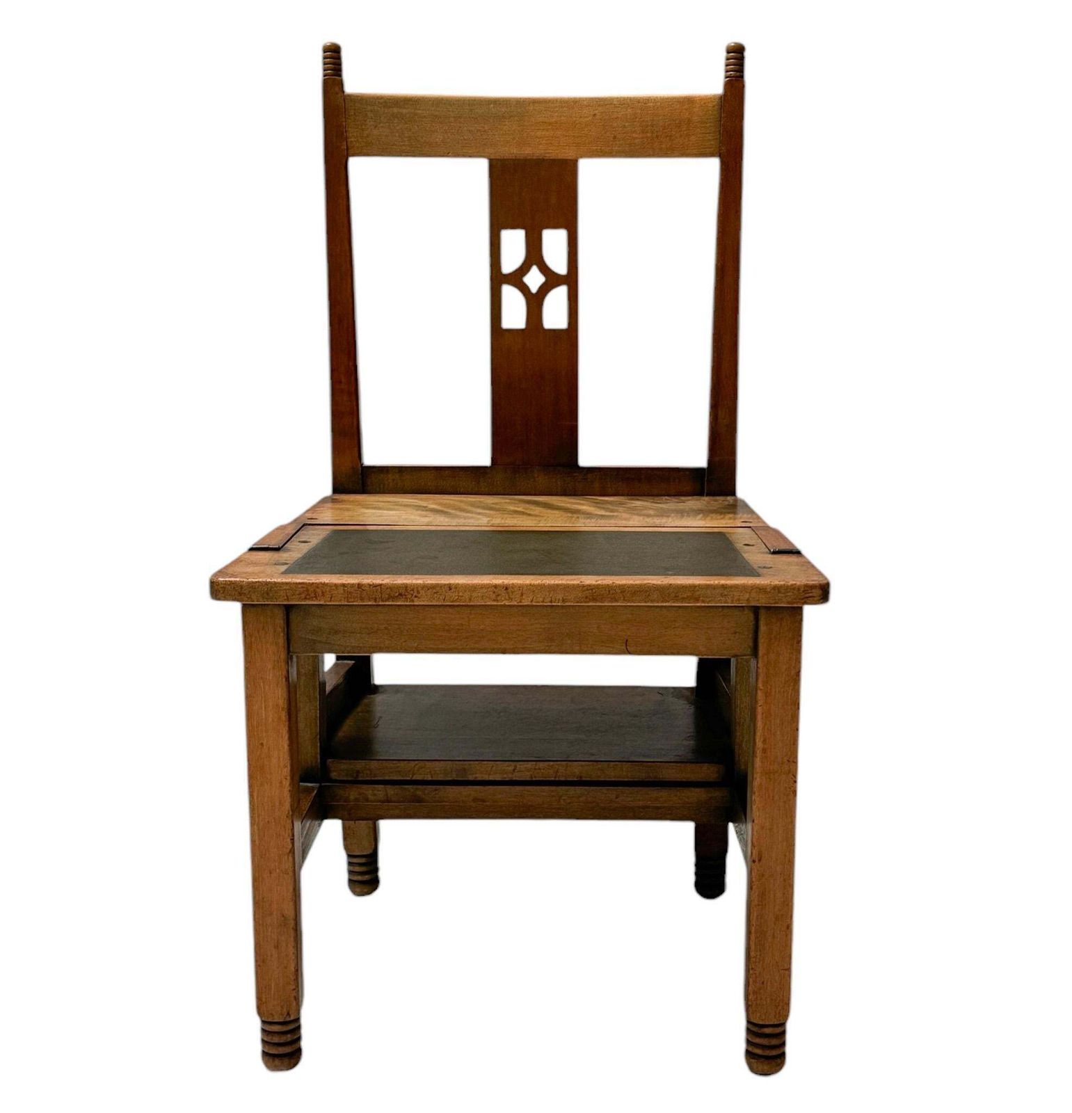 Jac. Van Den Bosch 'T Binnenhuis Art Deco Library Chair Or Library Steps, 1916 photo for sale