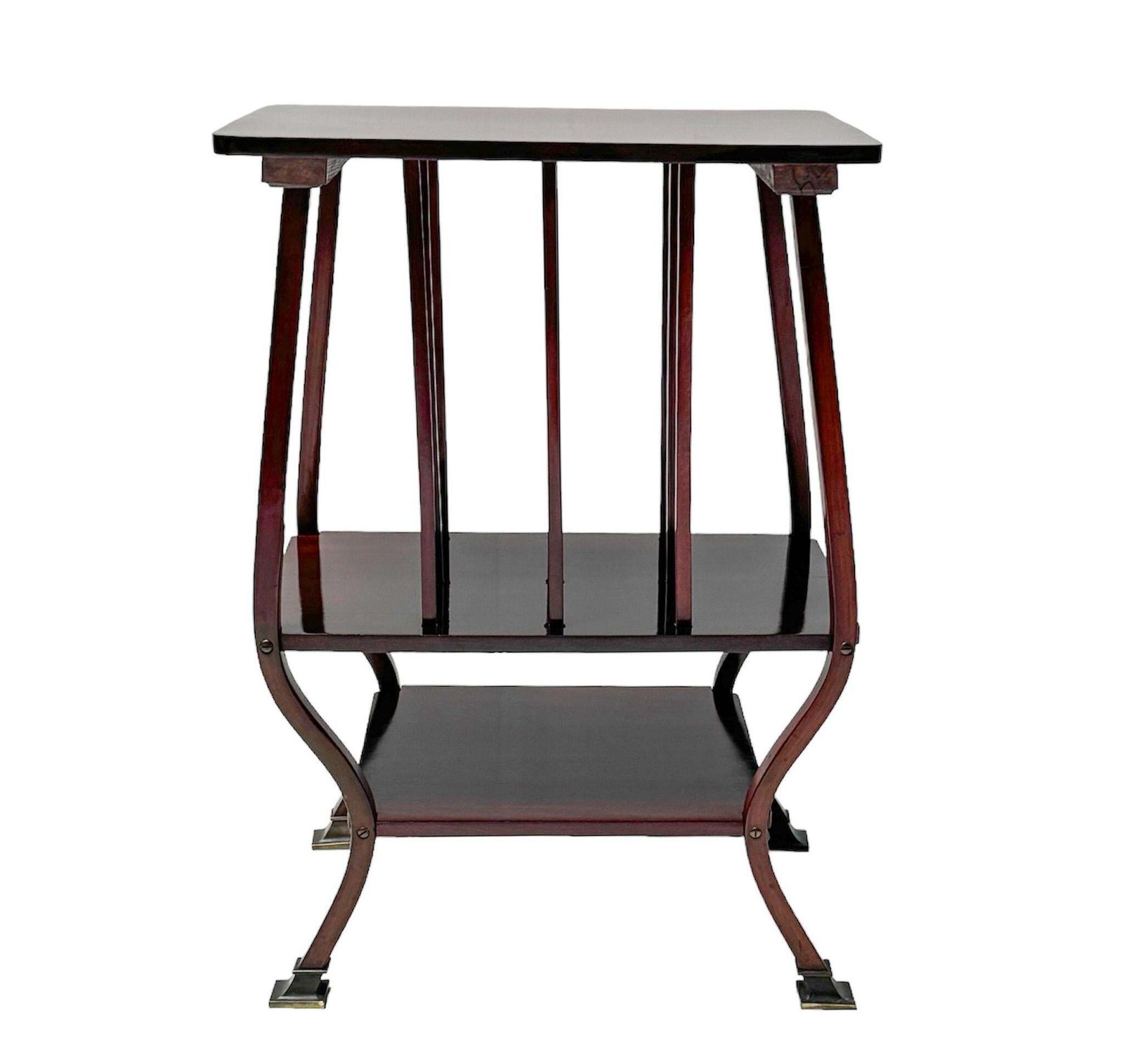 Vienna Secession Side Table By Gustav Siegel For Gebrüder Thonet Austria, 1900s photo for sale