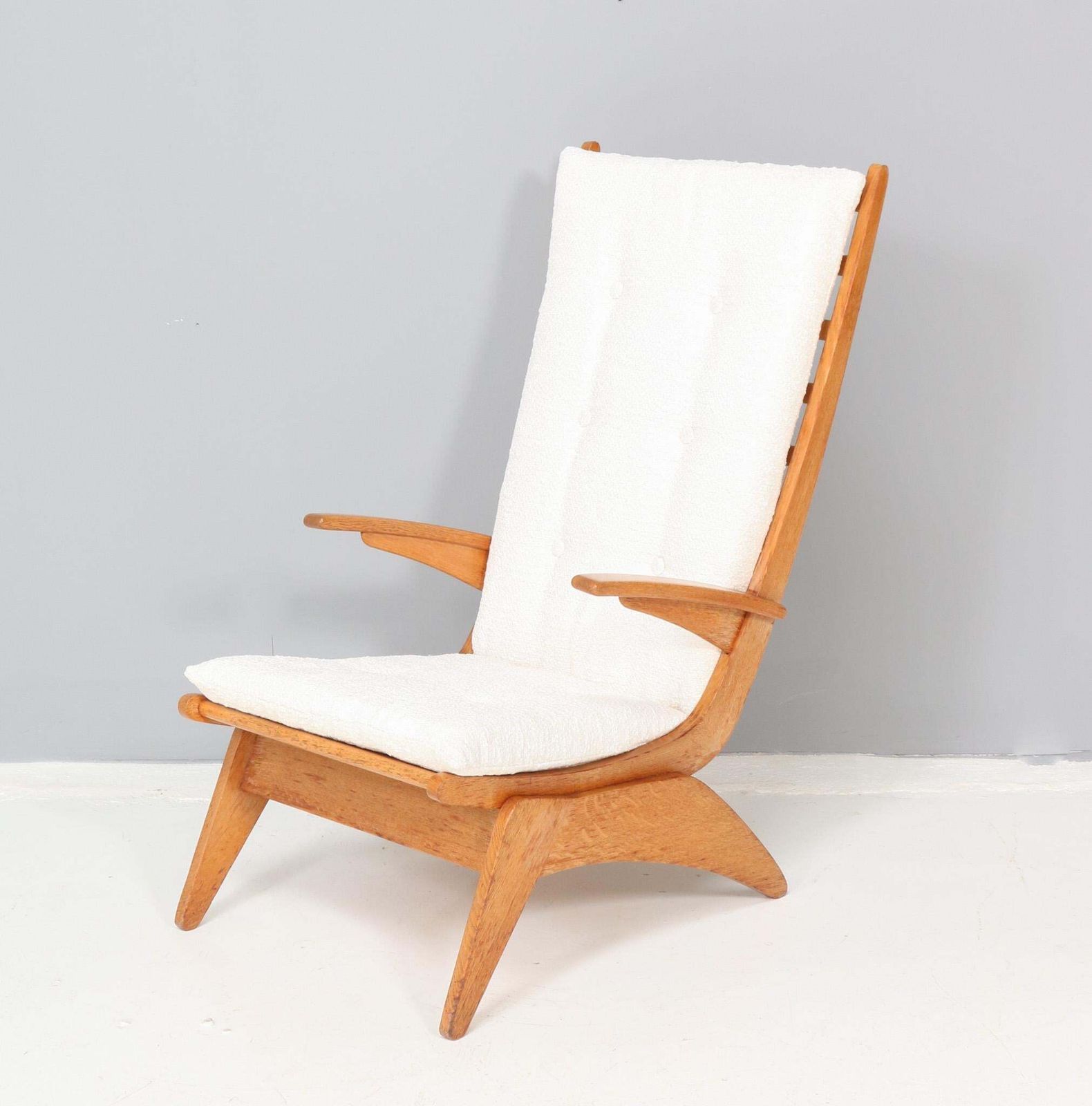 Mid Century Modern High Back Lounge Chair By Jan Den Drijver For De Stijl, 1950s photo vinterior
