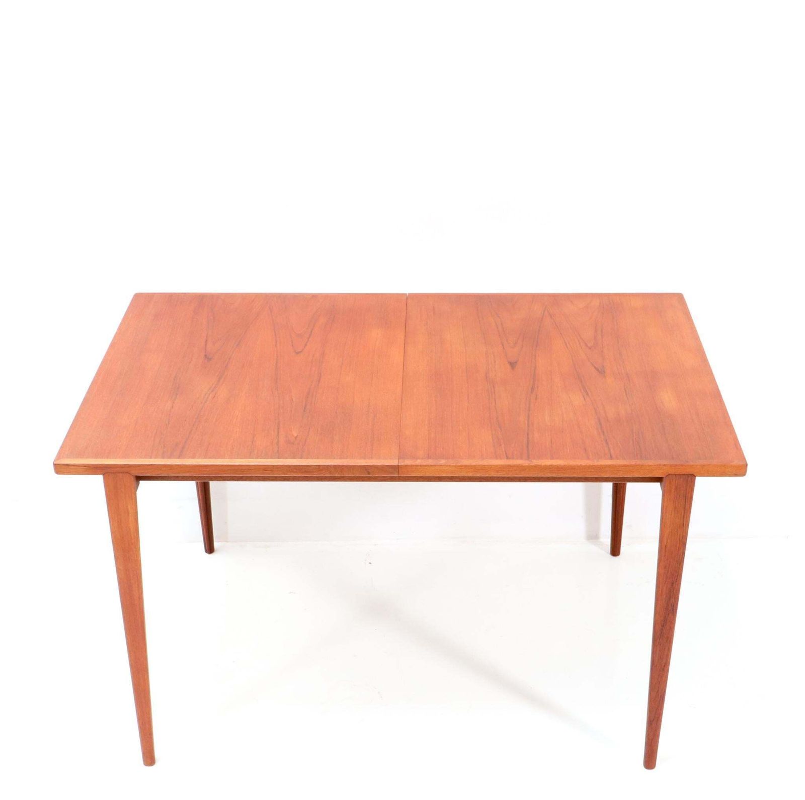 Mid Century Modern Teak Dining Room Table By Henry Rosengren Hansen, 1960s photo vinterior