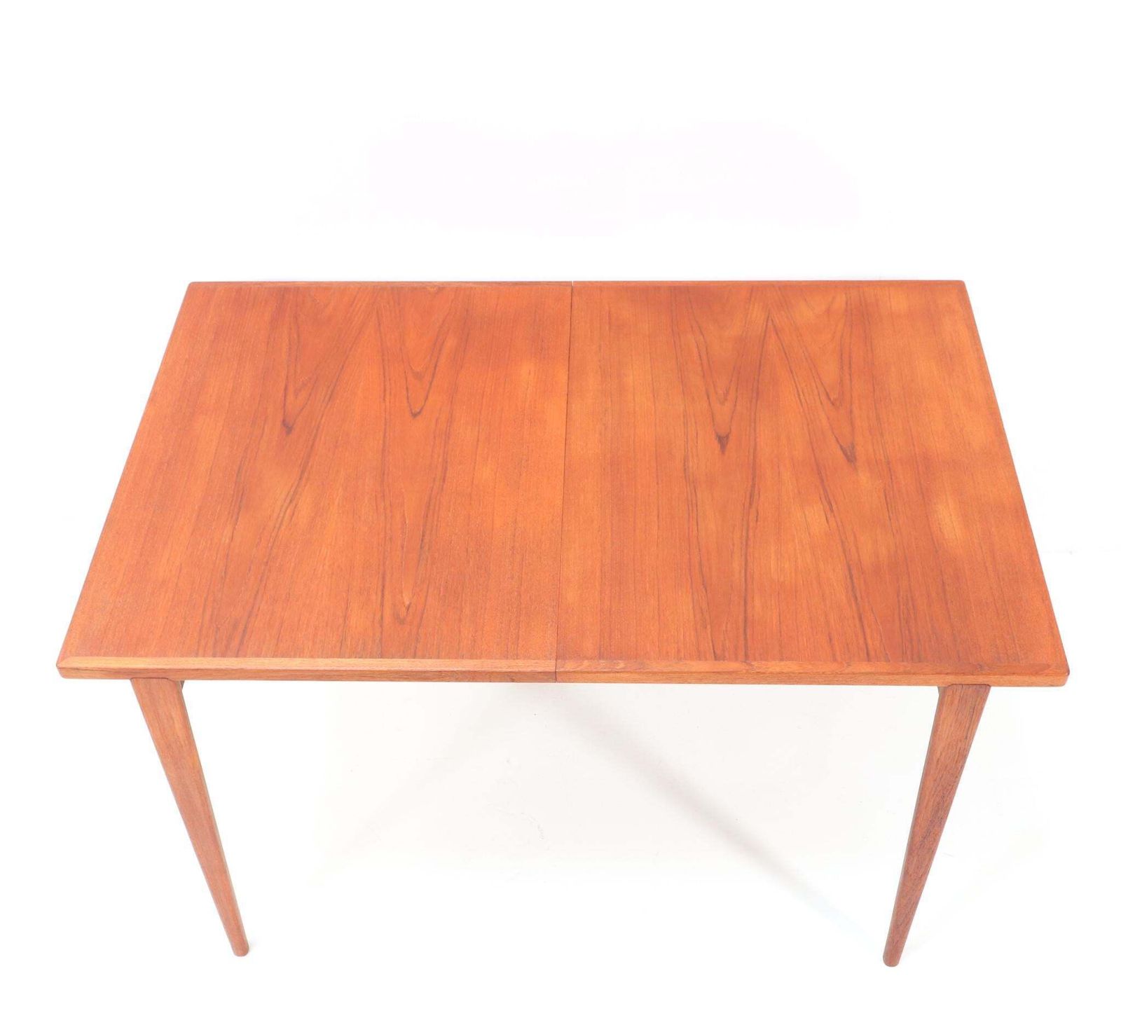 Mid Century Modern Teak Dining Room Table By Henry Rosengren Hansen, 1960s photo vintage