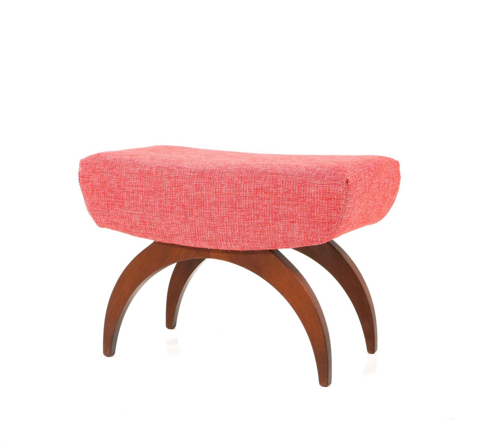 Walnut Mid Century Modern Stool By A.A. Patijn For Zijlstra, 1950s photo 732.0