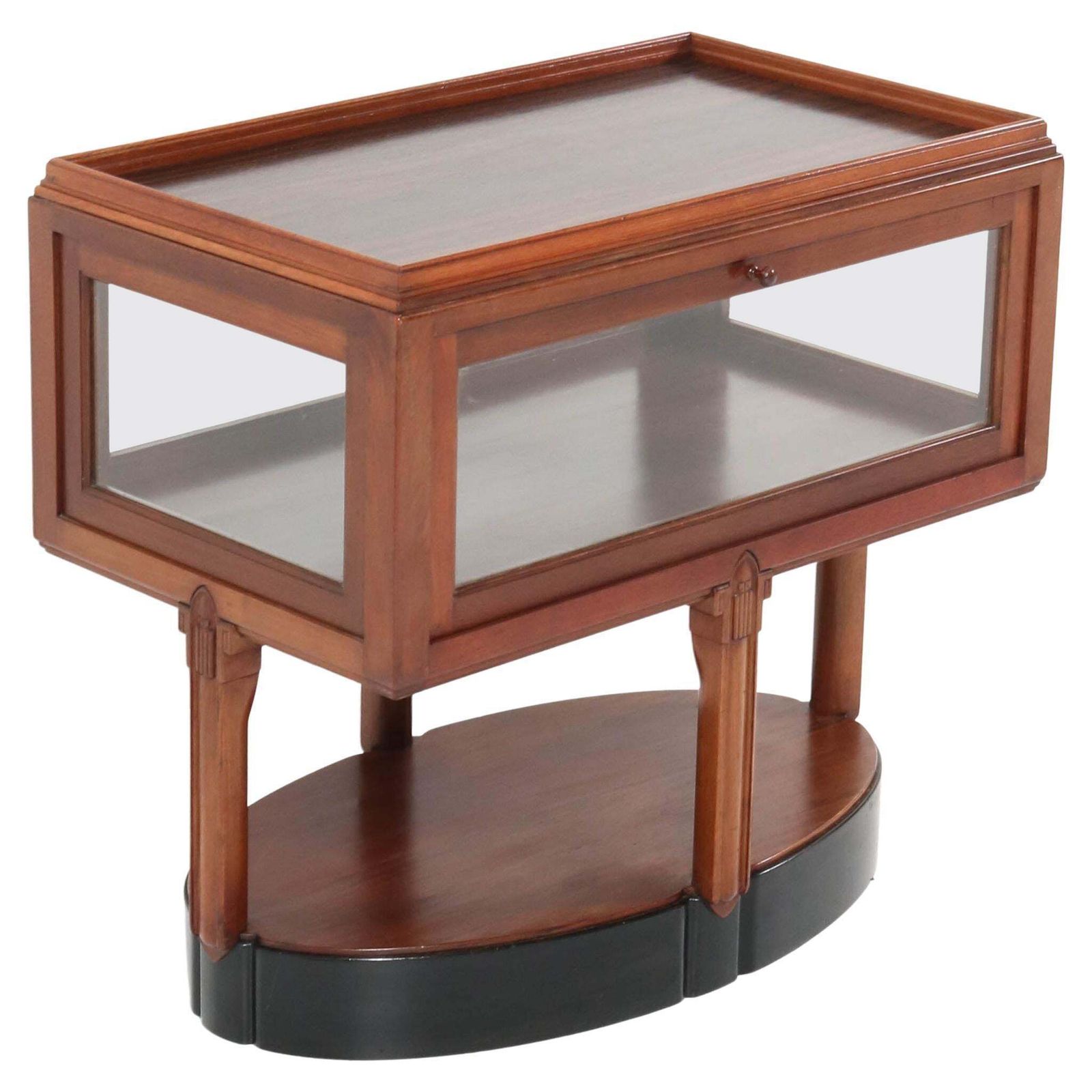 Walnut Art Deco Amsterdamse School Tea Cabinet By Hildo Krop For 'T Woonhuys