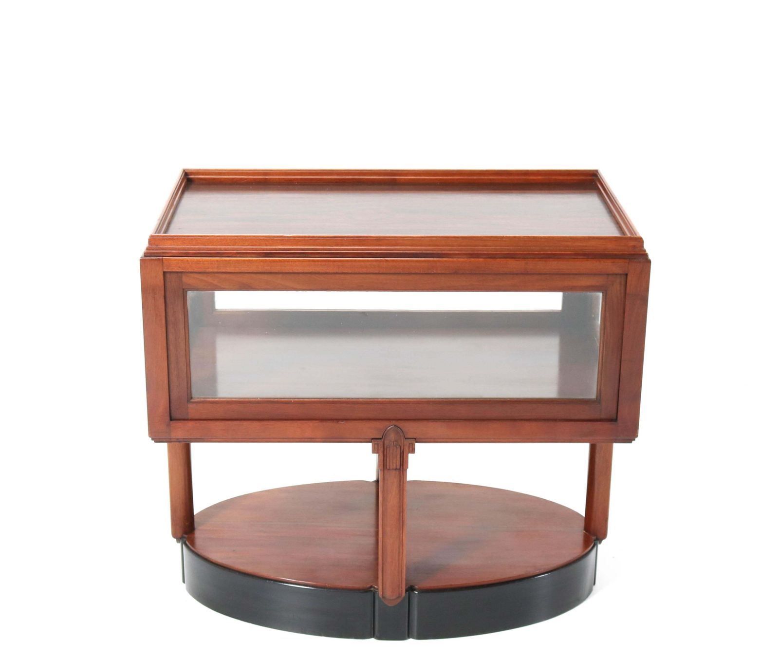 Walnut Art Deco Amsterdamse School Tea Cabinet By Hildo Krop For 'T Woonhuys photo vintage