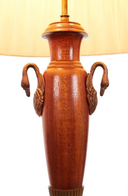 Pair Of English Classical Greek Empire Revival Table Lamps photo furniture