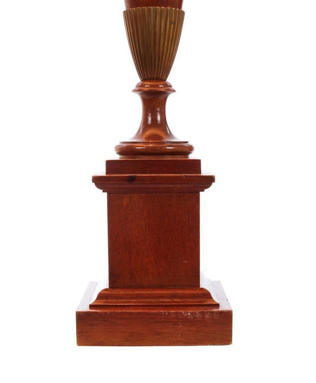 Pair Of English Classical Greek Empire Revival Table Lamps photo vinterior