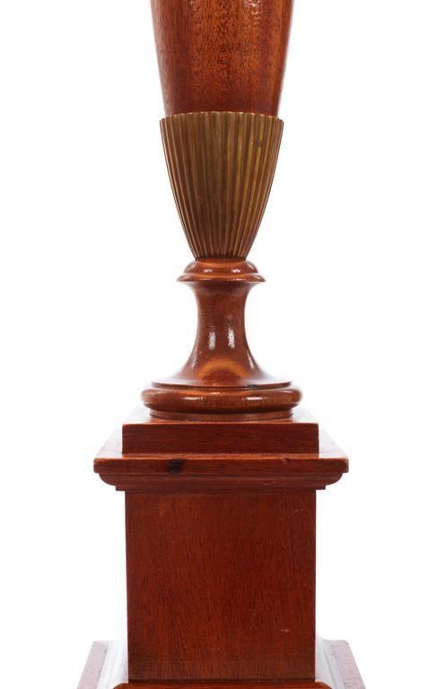 Pair Of English Classical Greek Empire Revival Table Lamps photo buy