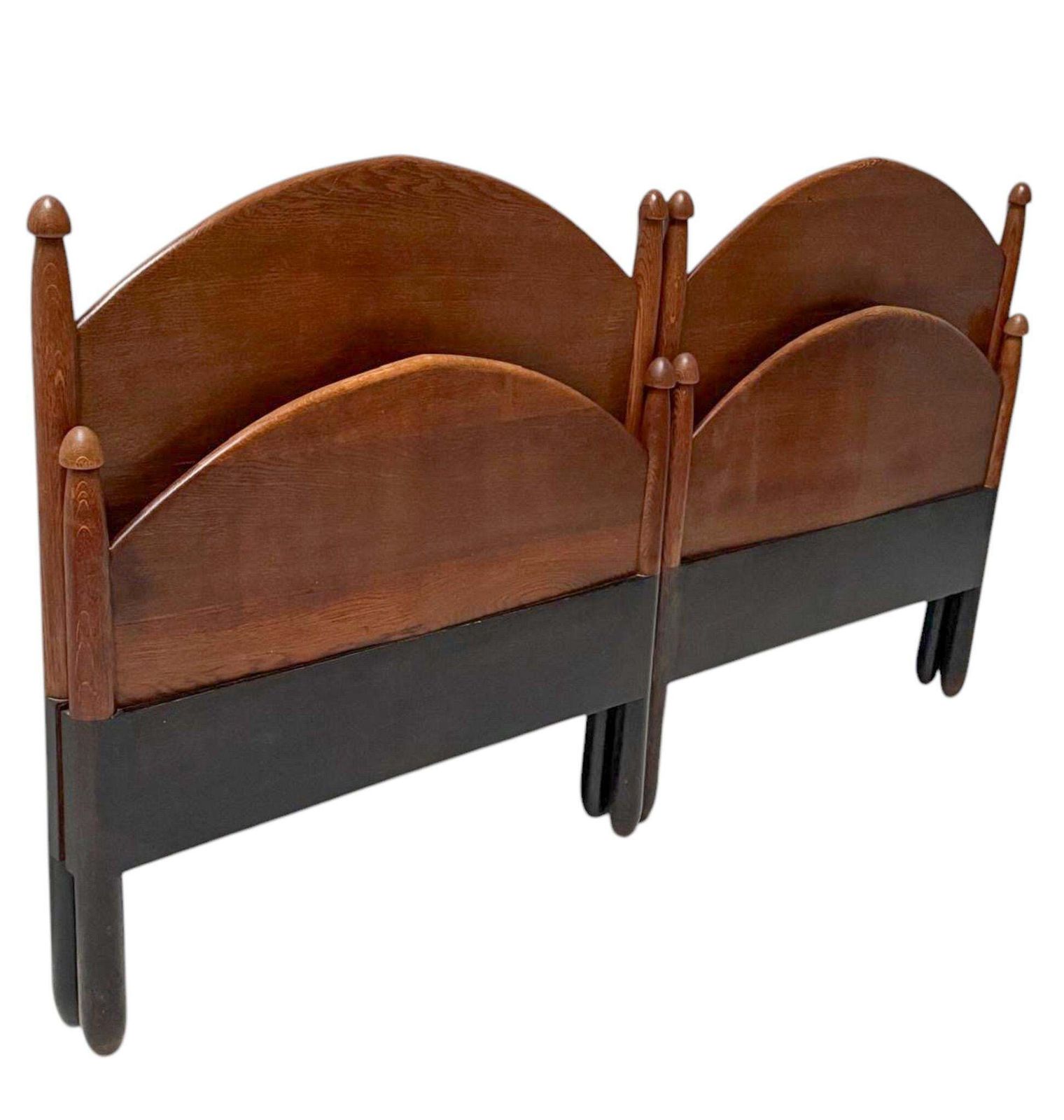 Willem Penaat Art Deco Amsterdamse School Twin Beds For Metz & Co., 1920s photo for sale