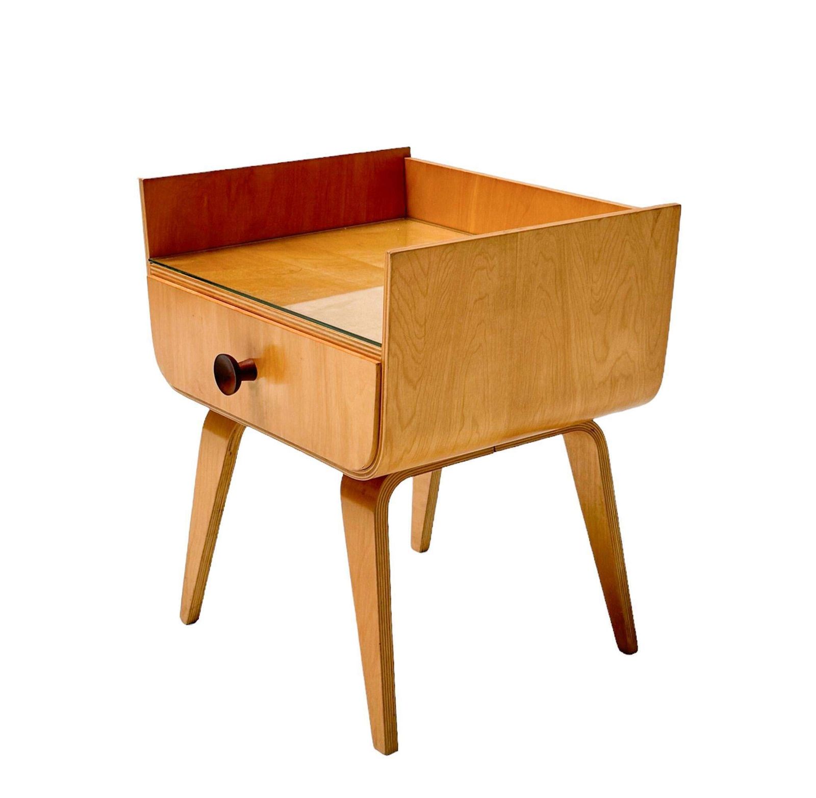 Cor Alons Birch Mid Century Modern Nightstand For Gouda Den Boer, 1950s photo for sale