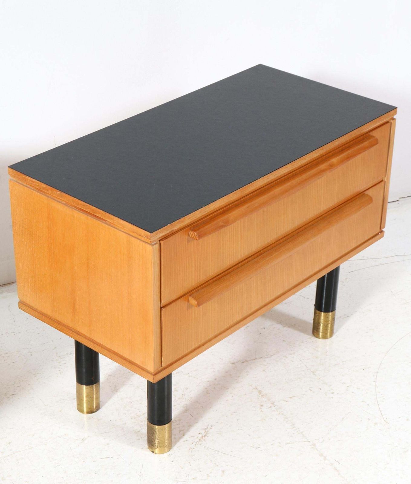 Pair Of Mid Century Modern Nightstands Or Bedside Tables, 1950s photo buy