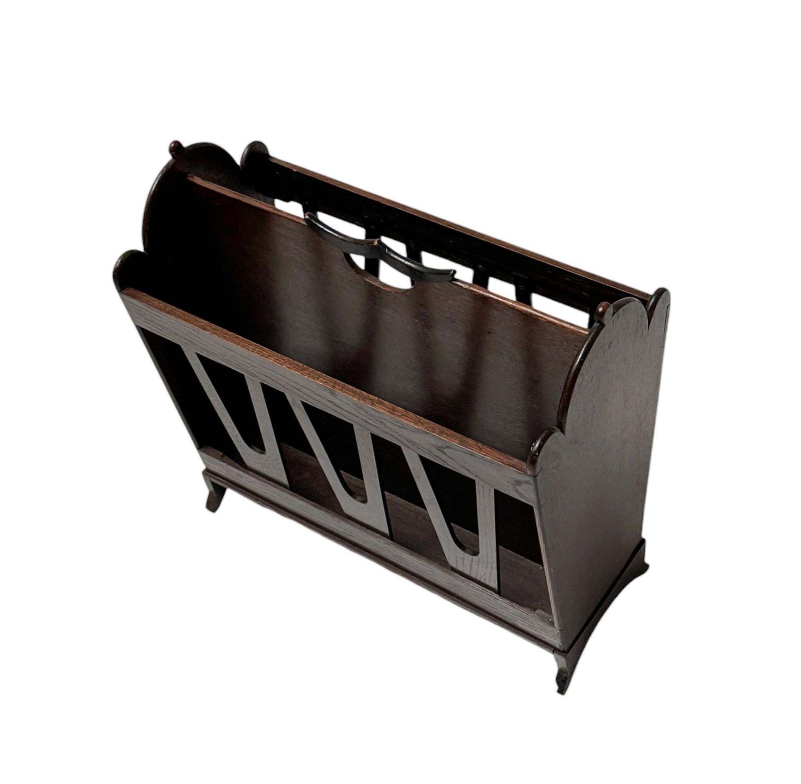 Willem Penaat Art Deco Amsterdam School Magazine Rack For Metz & Co., 1920s photo for sale