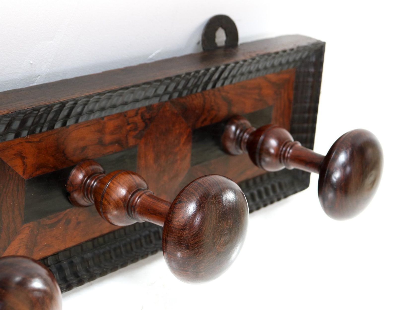17th Century Rosewood And Ebony Coat Rack Attributed To Herman Doomer Amsterdam photo buy
