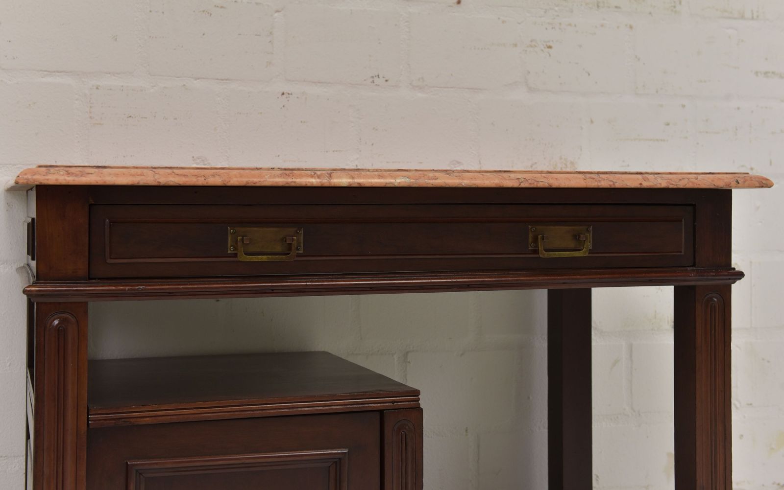 photo furniture Antique! Side Table / Bedside Table Restored Art Deco Mahogany Chest Of Drawers