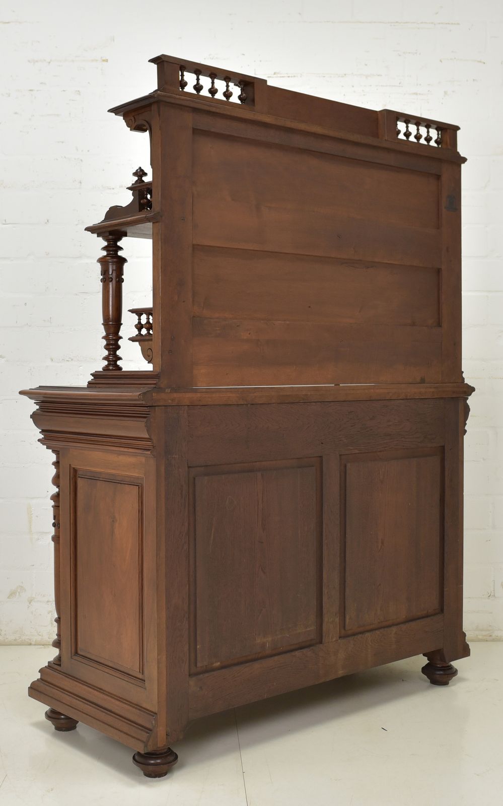 1354.0 Antique! Restored Walnut Sideboard, Gründerzeit Buffet Cabinet, Credenza photo