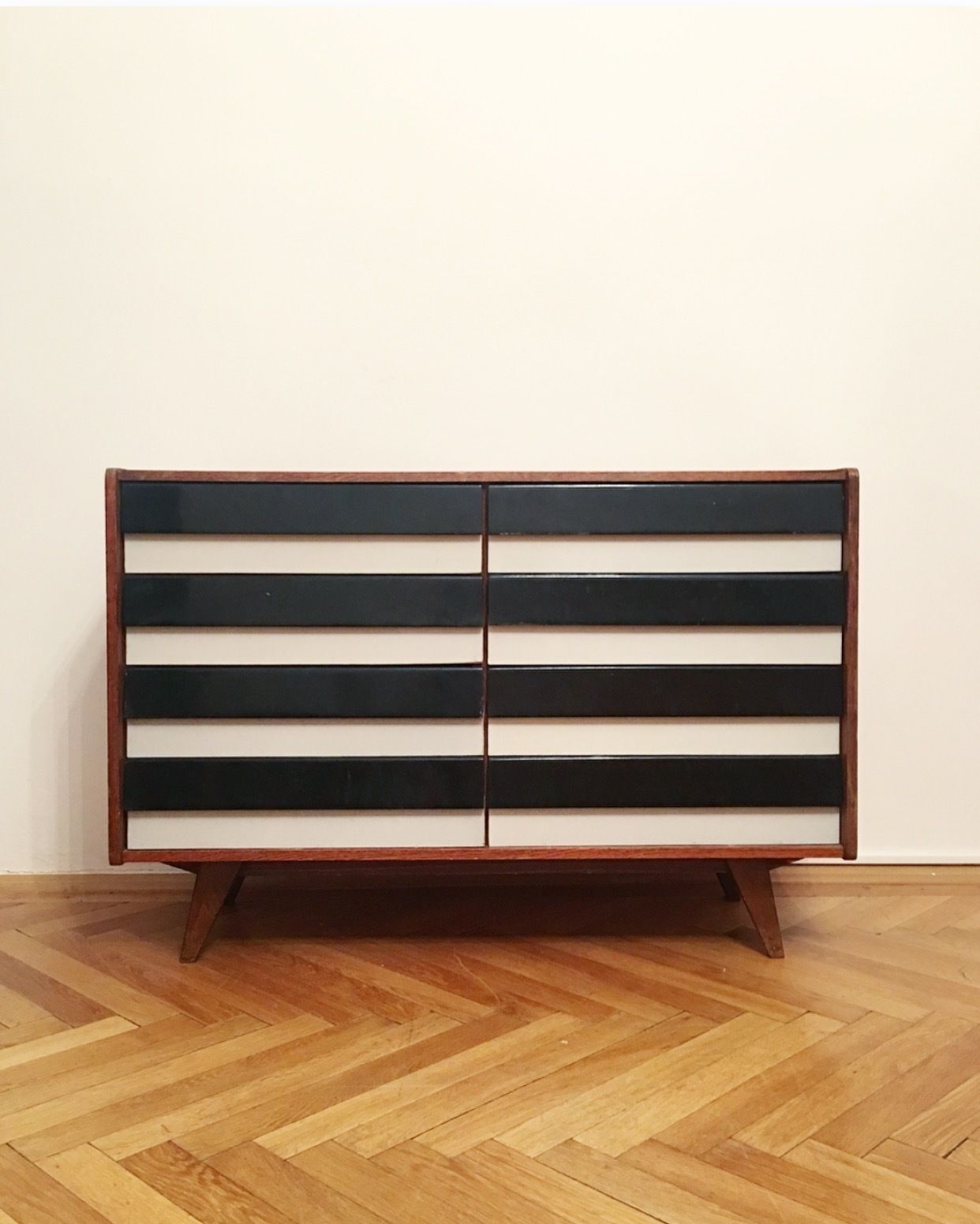Striped Sideboard U 453 By Jiri Jiroutek For Interier Praha, 1960s