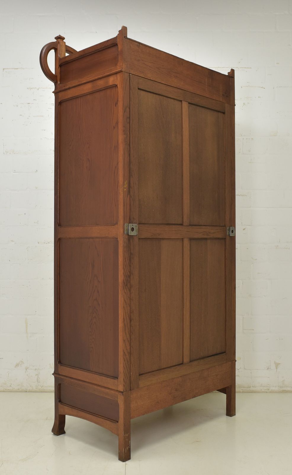 Furniture Antique! Wardrobe Restored Art Nouveau From Bedroom photo