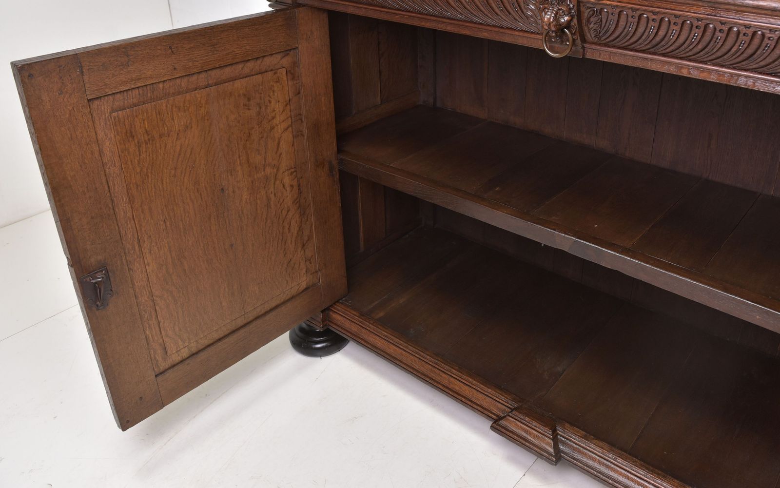 Antique! Restored Neo Renaissance Sideboard Circa 1820, Oak High Chest Of Drawers photo Furniture