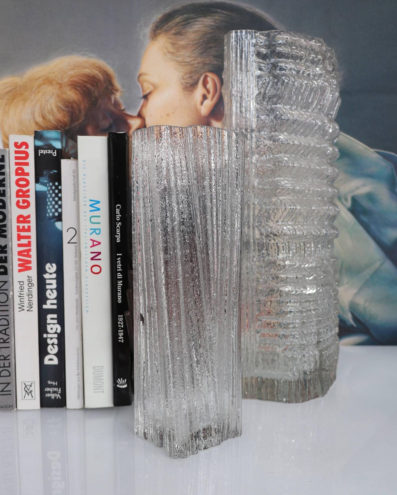 Glass Vase By Martin Freyer For Rosenthal Studio Line photo for sale