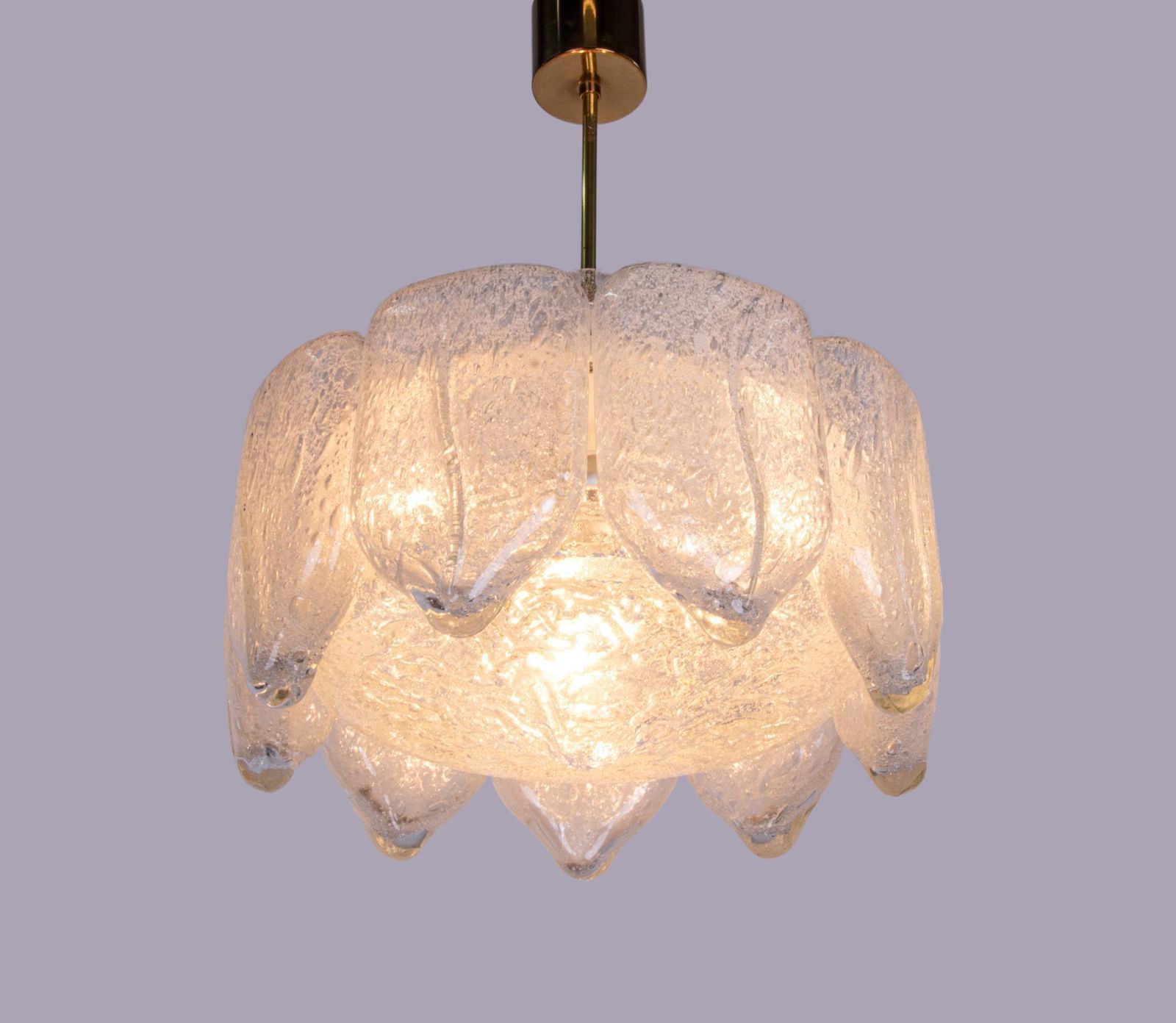 Stunning Murano Glass Chandelier By Doria, Germany, 1960s photo vintage