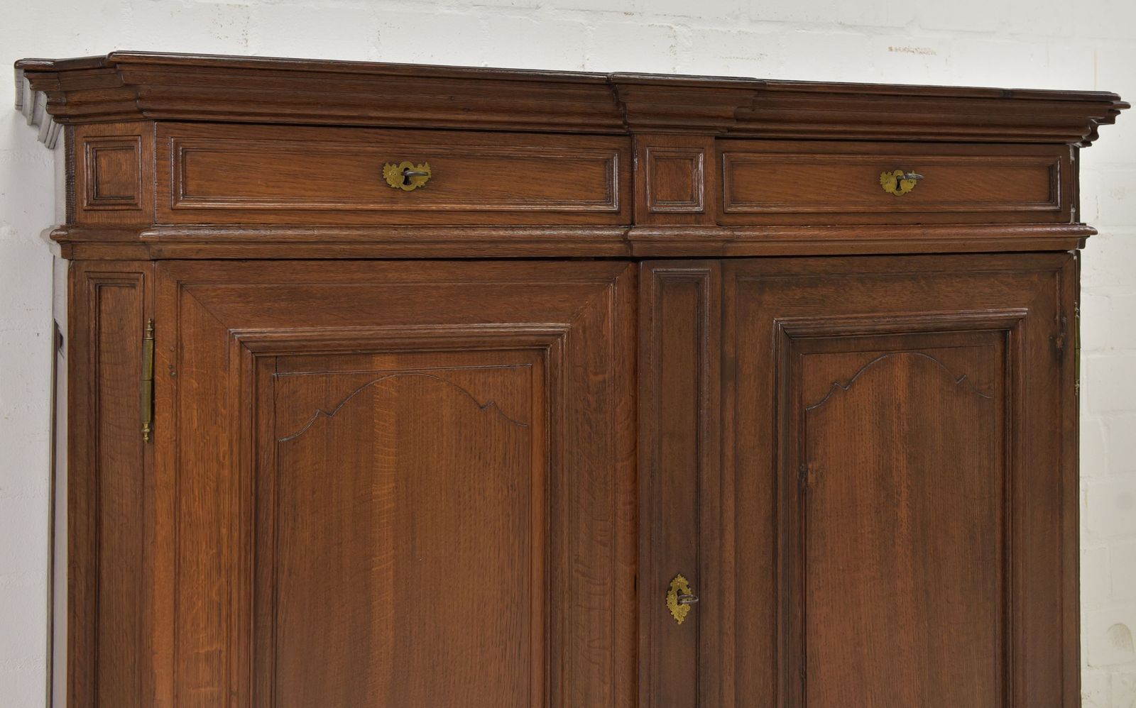photo furniture Antique! Sideboard Tall Chest Of Drawers Restored Baroque Biedermeier Oak Cabinet