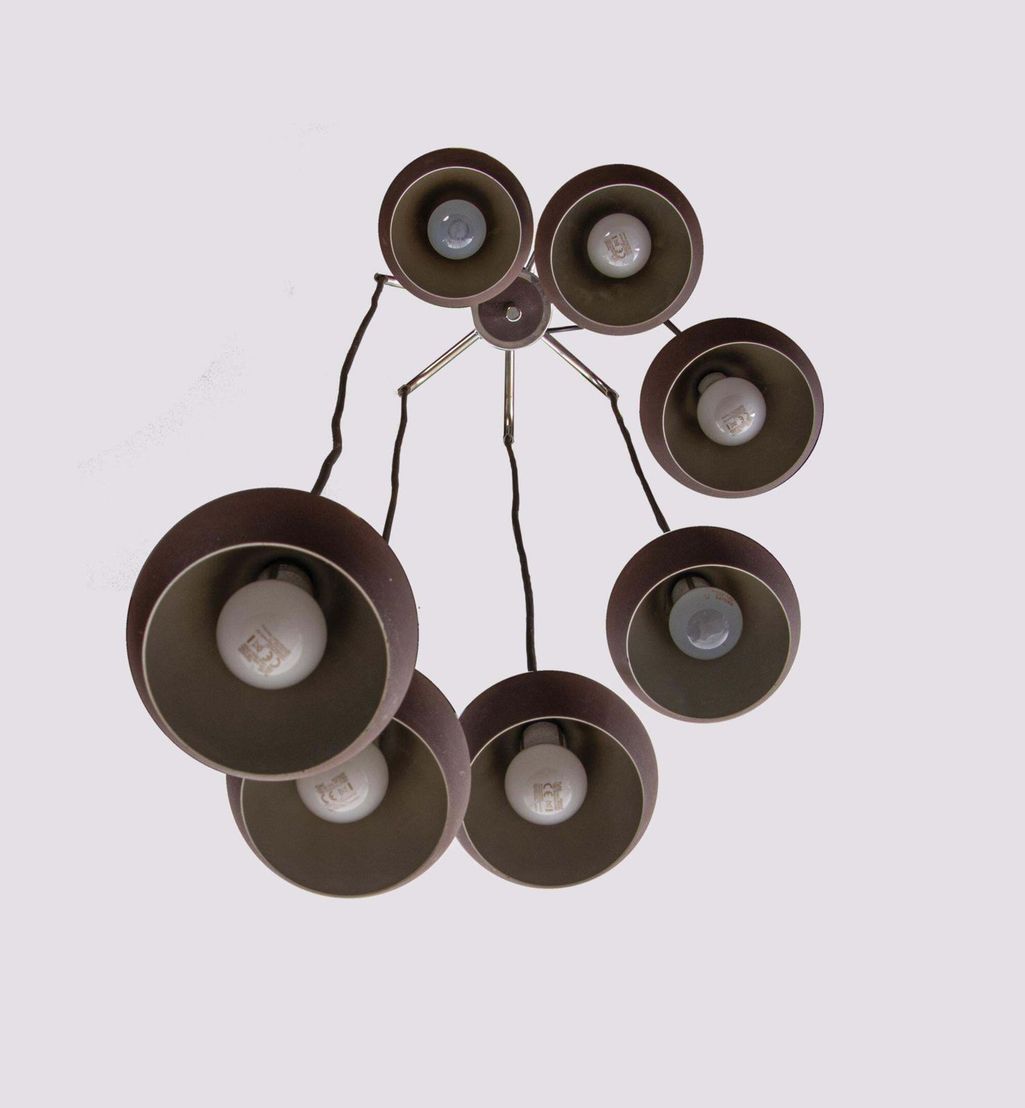 1970 Sweden Markaryd 'Dome' Cascade Chandelier By Hans Agne Jakobsson photo vintage