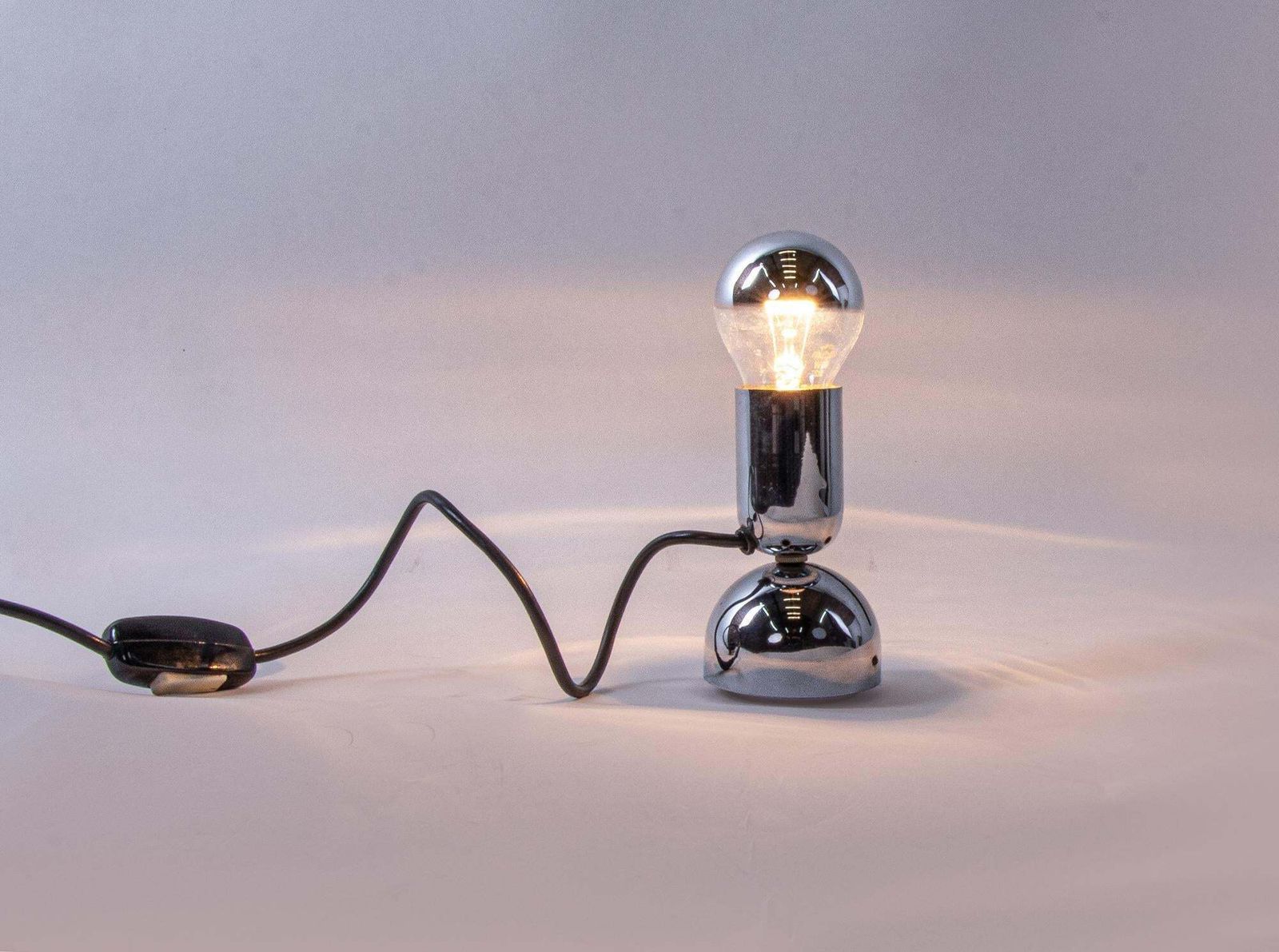 1967 Germany Ingo Maurer 'Pollux' Wall Sconce & Table Lamp, Set Of 2 photo for sale