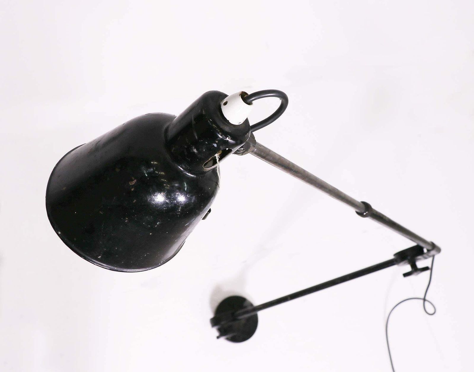 Vintage Industrial Adjustable Articulated Telescopic Task Lamp photo vintage