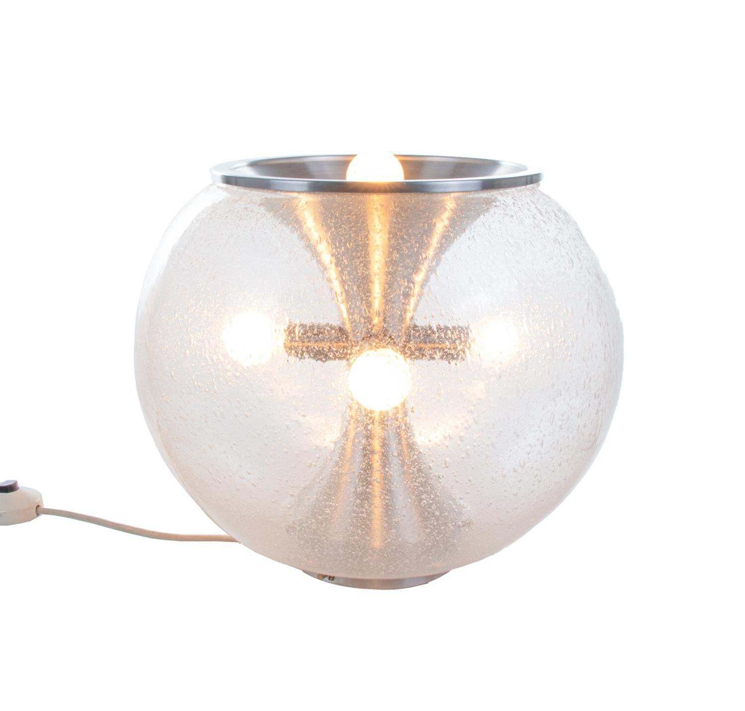 Max Bill Tulip Floor Lamp Globe Glass & Aluminium By Temde, Switzerland, 1960s photo furniture