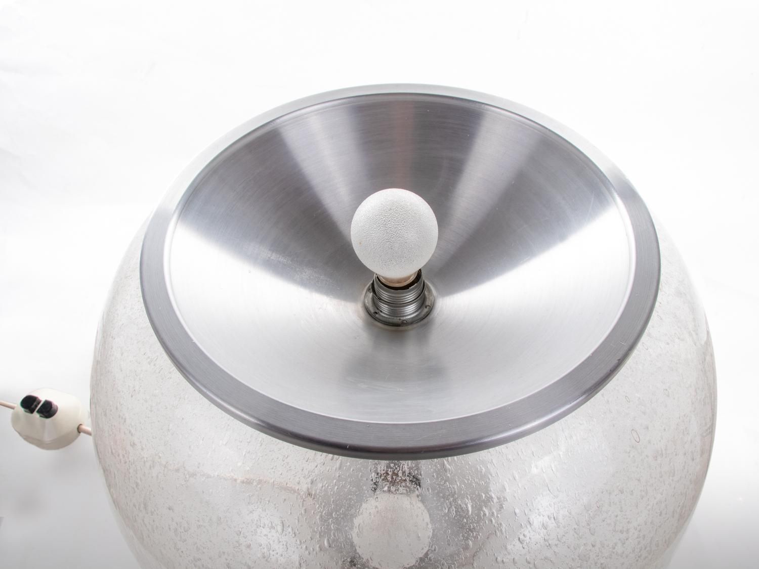 Max Bill Tulip Floor Lamp Globe Glass & Aluminium By Temde, Switzerland, 1960s photo 1384.0