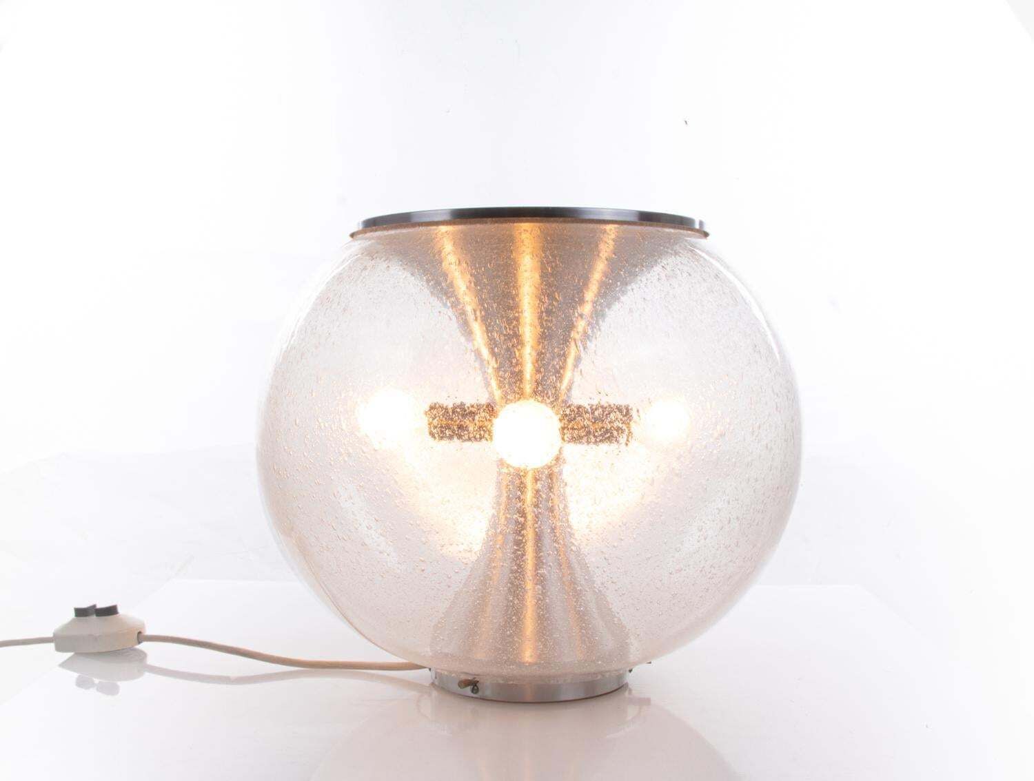 Max Bill Tulip Floor Lamp Globe Glass & Aluminium By Temde, Switzerland, 1960s photo buy