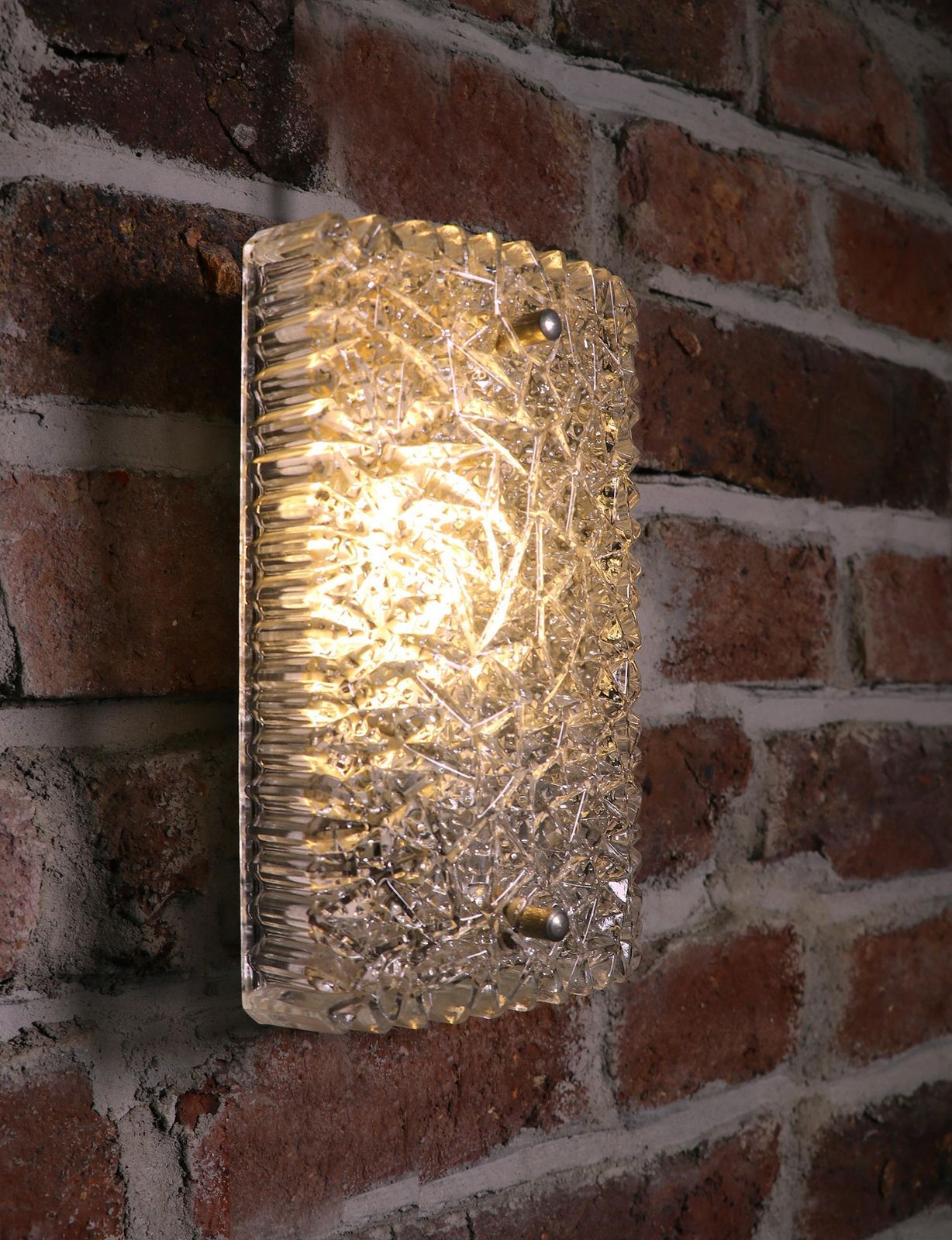 1 'Of 7' Hoffmeister Glass Wall Sconce, Germany, 1960s photo furniture