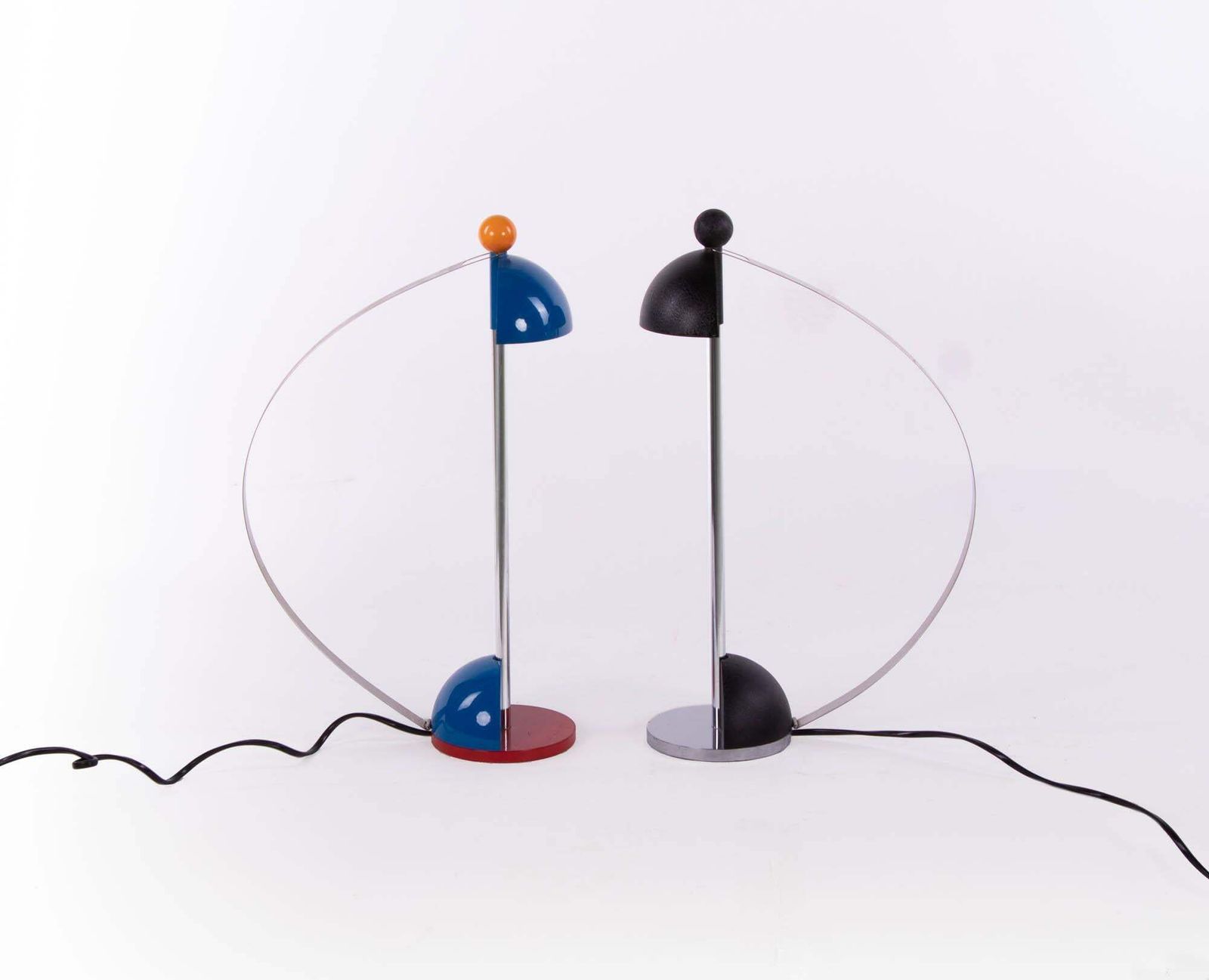 Postmodern Desk Lamps In The Manner Of Memphis Milano, Set Of 2 photo furniture