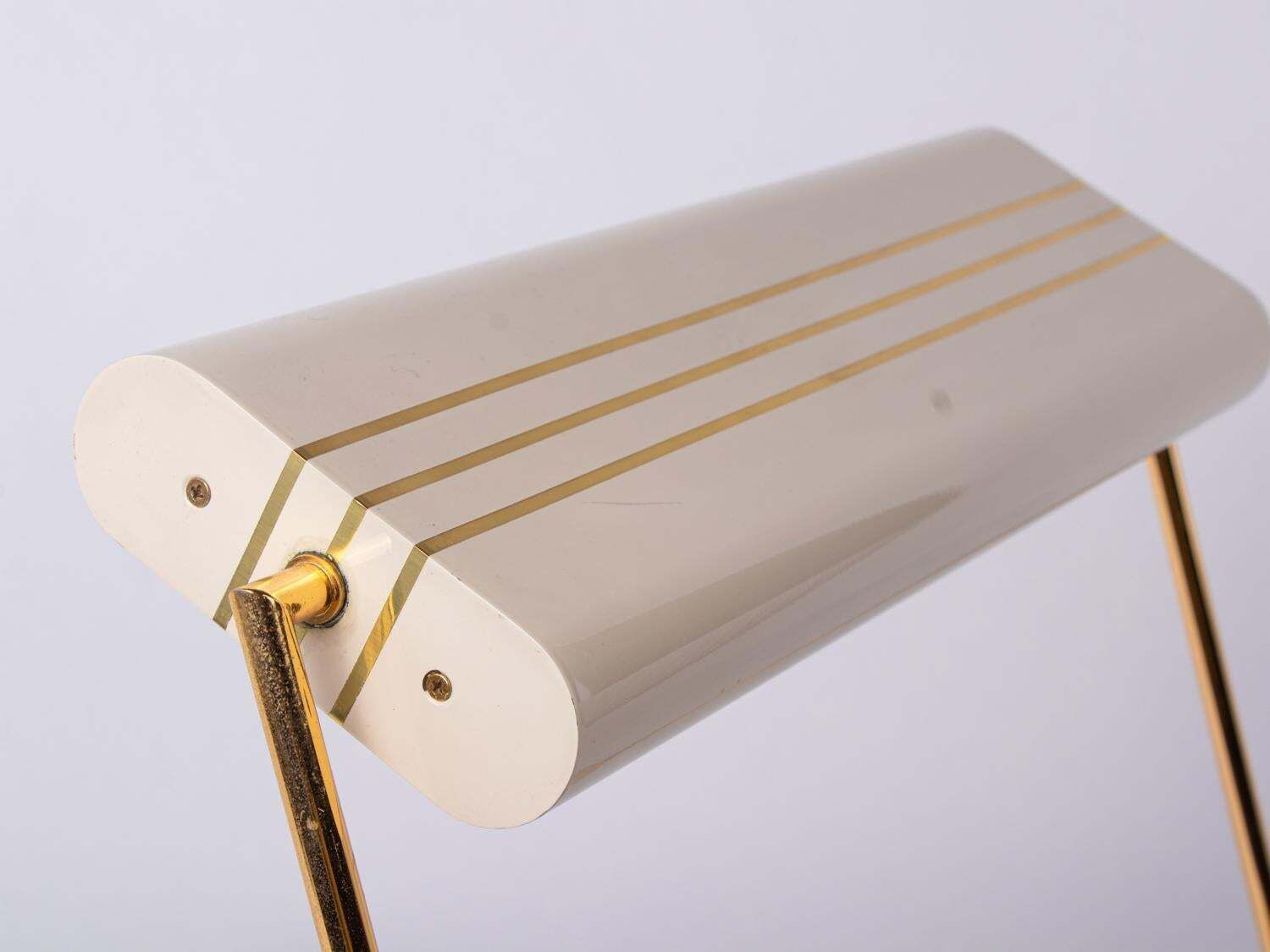 Elegant Articulating Fratelli Martini Art Deco Streamline Desk Lamp, 1930s photo buy