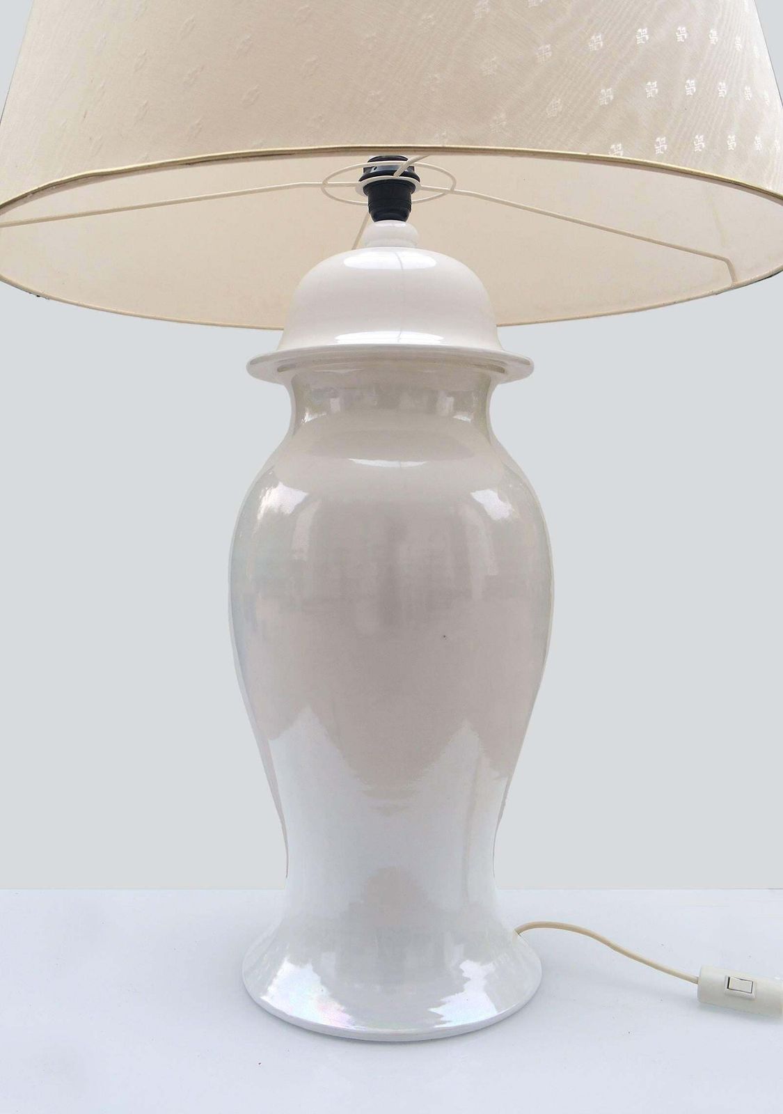 Huge Ceramic Floor & Table Lamp By Tommaso Barbi, Italy, 1960s photo furniture