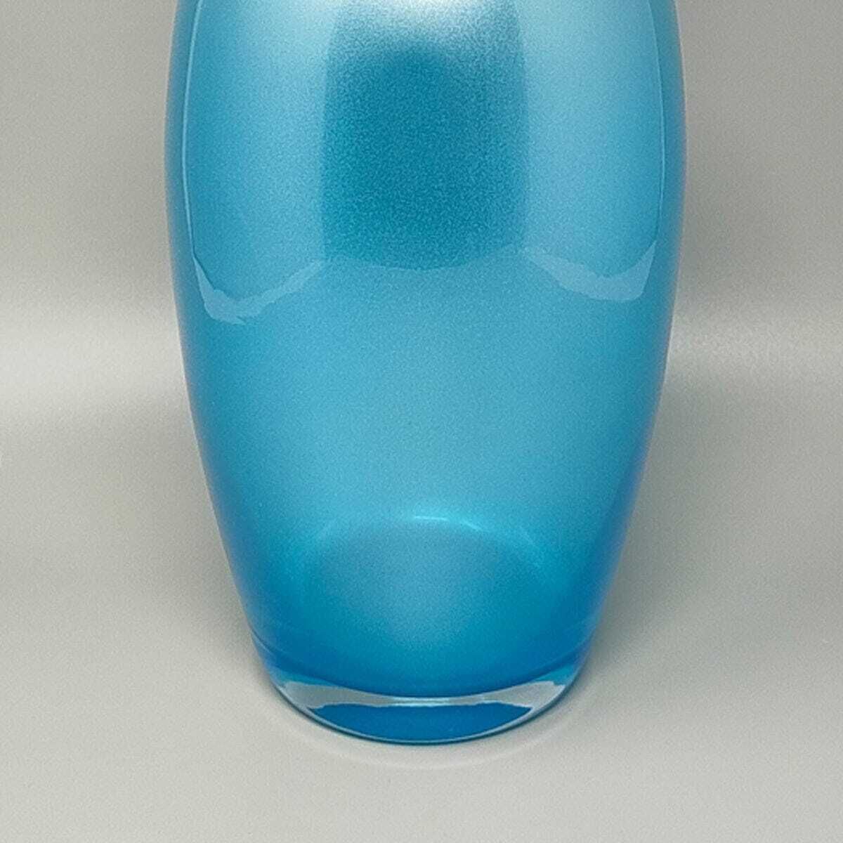 1970s Astonishing Blue Vase By Jean Close' For Michielotto. Made In Italy photo vinterior