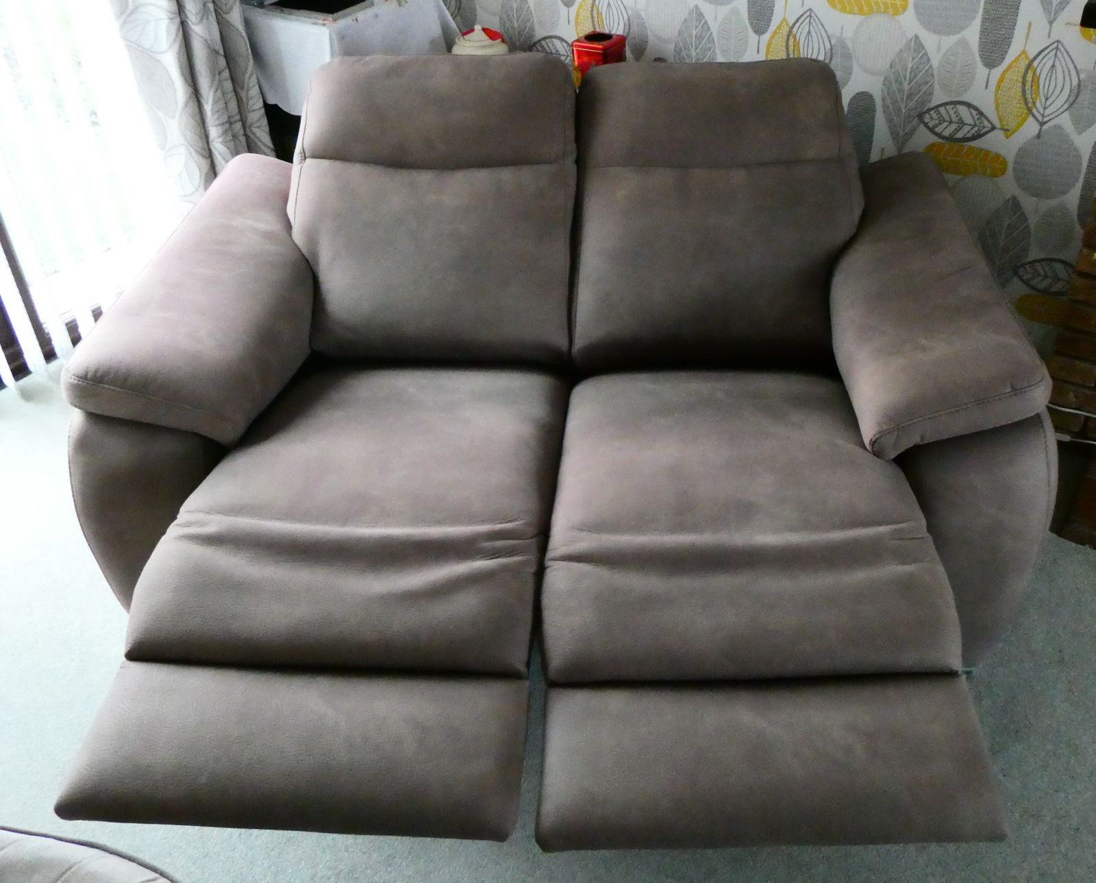 2 Seater Power Reclining Sofa photo 324.99