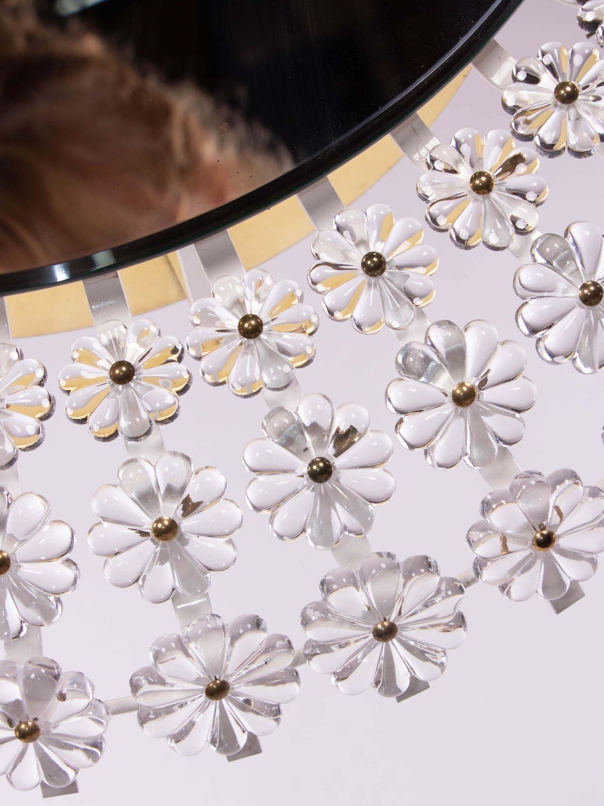 Gorgeous 1950s Mid Century Modernist 26" Backlit Mirror By Emil Stejnar, Vienna photo 2758.0