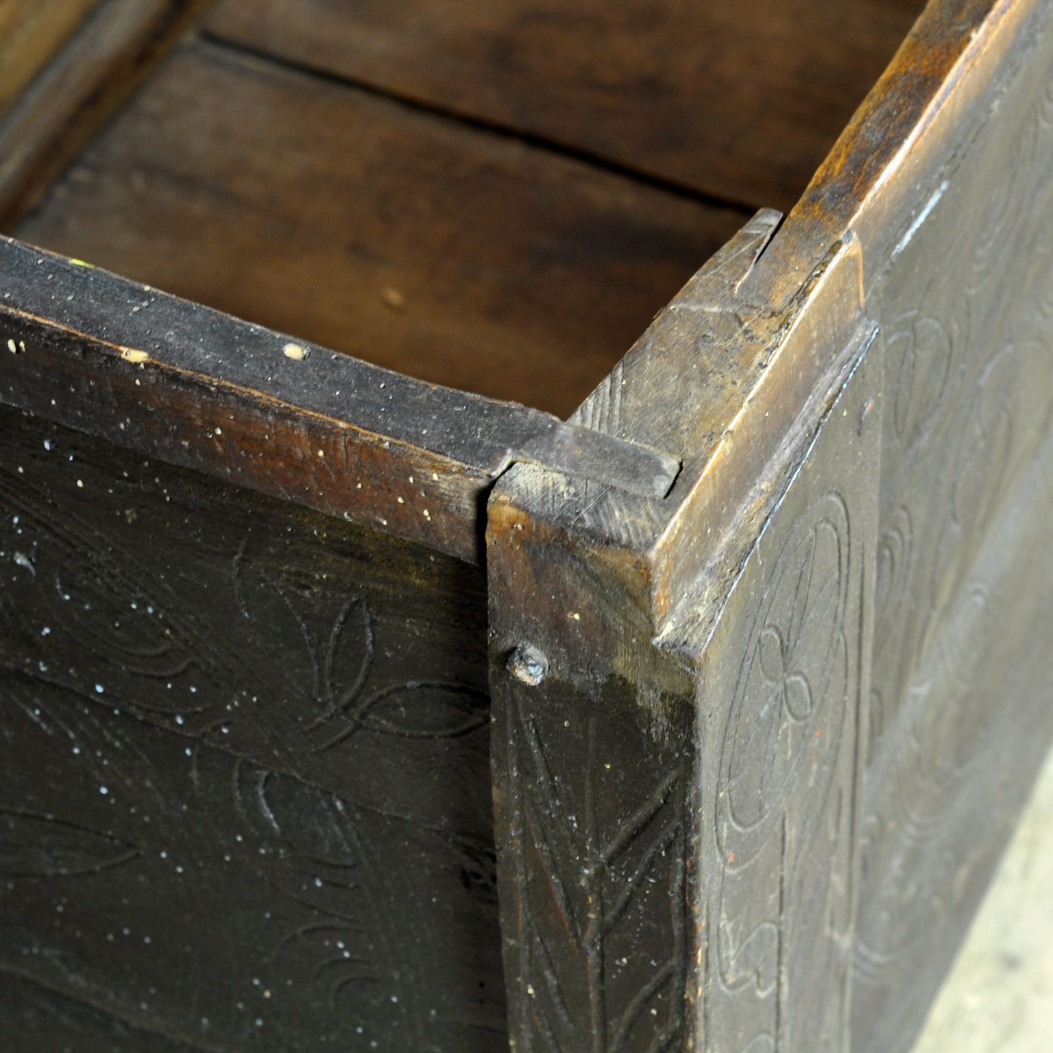Large Antique Shepherd’s Chest, 1850s photo buy