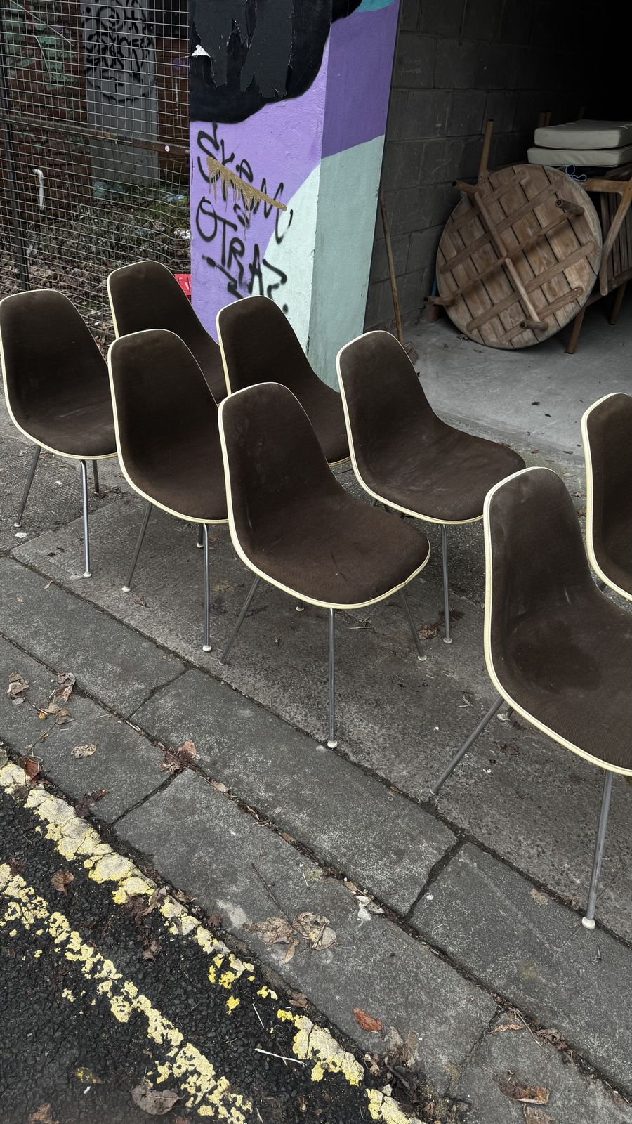 8 X Vintage Herman Miller Fibreglass Eames Dsx Chair   1970s/80s photo vintage
