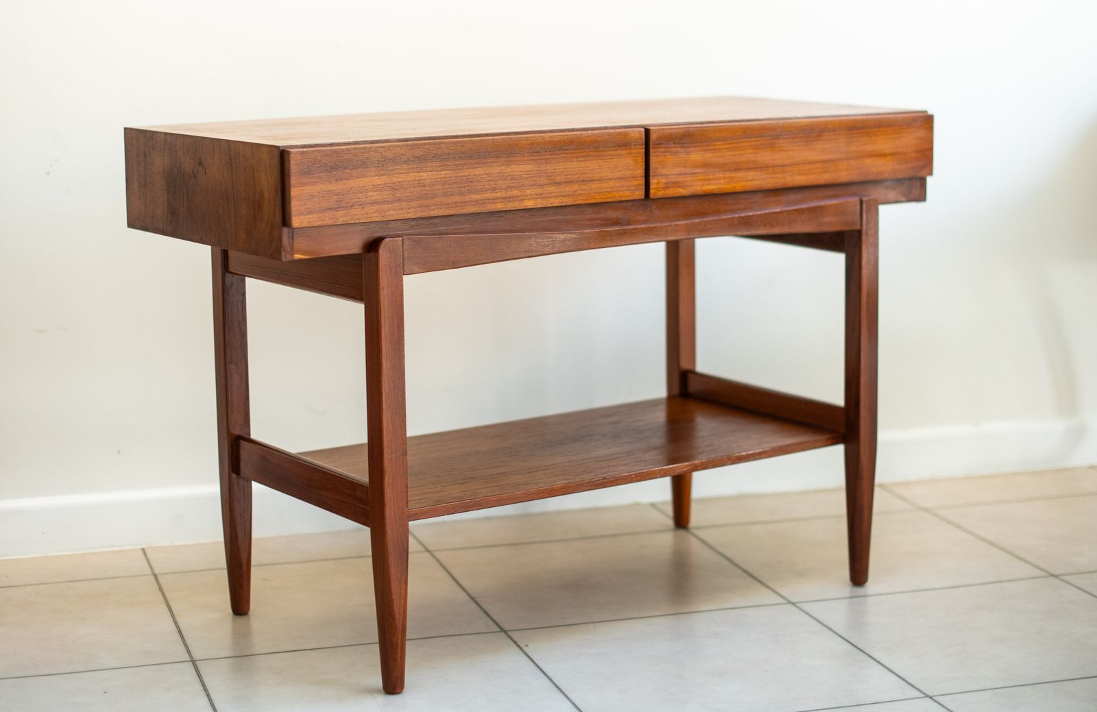 photo for sale Teak Console By Ib Kofod Larsen For Faarup Møbelfabrik, Denmark 1960s.