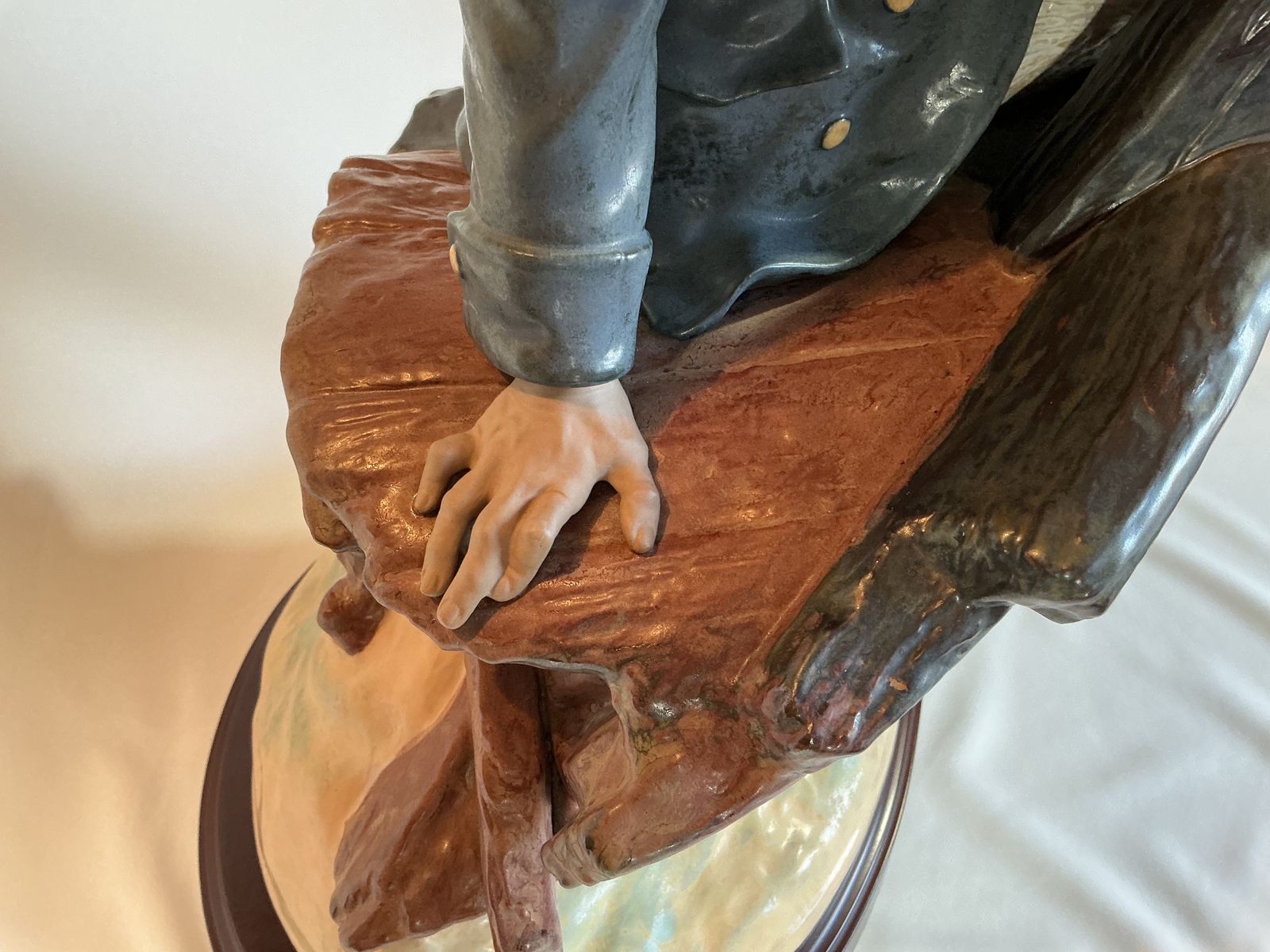 photo vintage Lladro Days Of Yore Seafarer 22" Ltd Ed Signed Sculpture Gres Retired 2248 Vgc