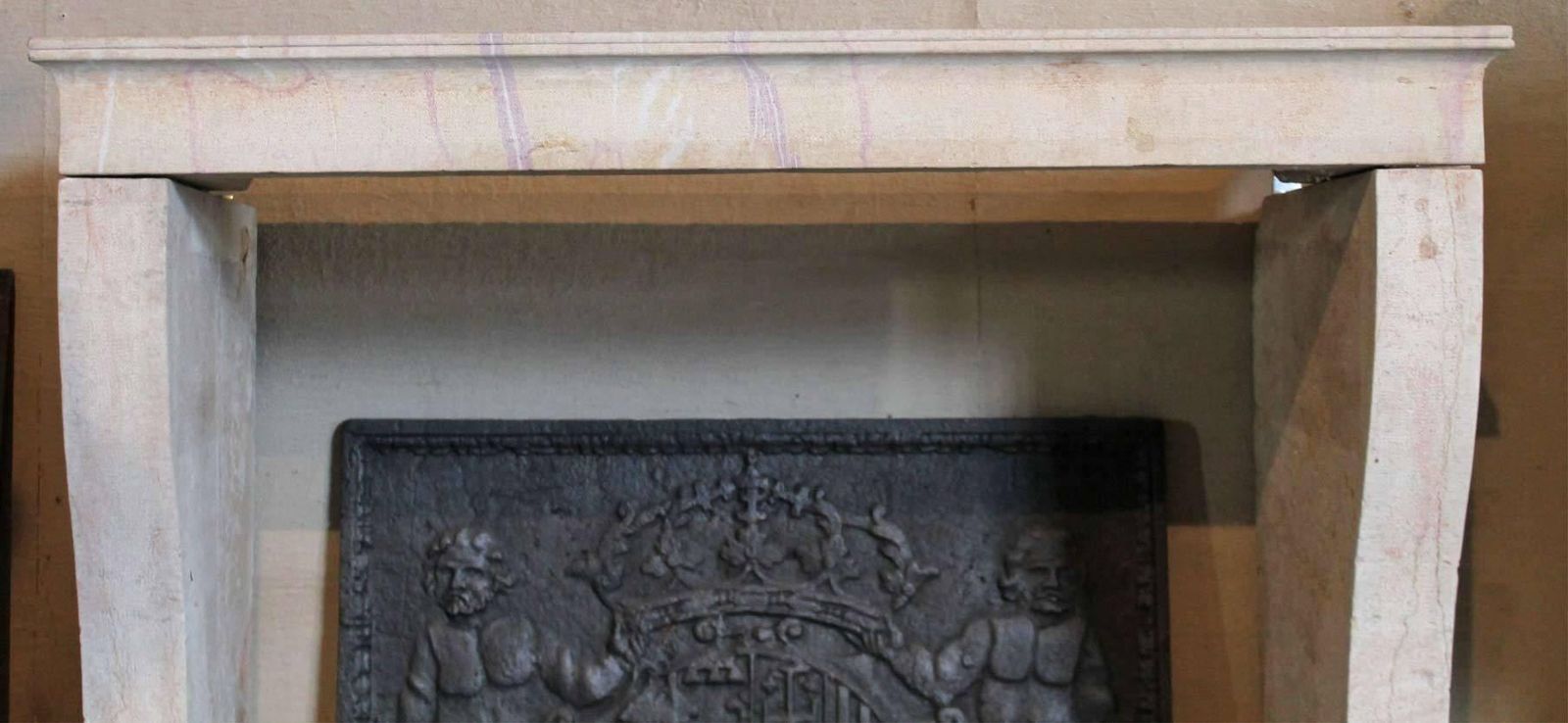 Antique Marble Stone Fireplace Mantel, 19th Century photo Home Fixtures
