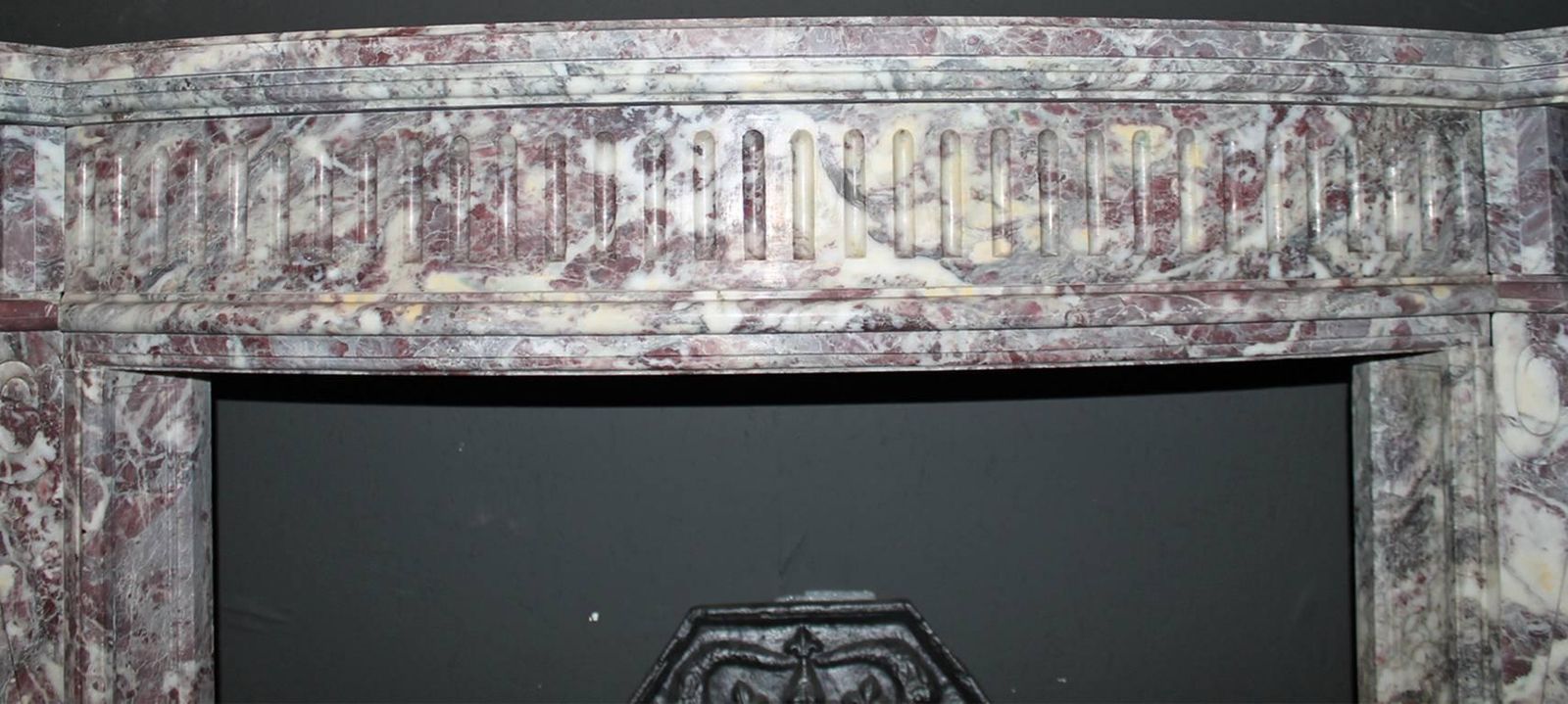 19th Century Antique Marble Fireplace Mantel photo Home Fixtures