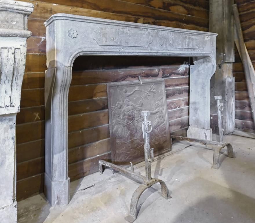 Belgian Bluestone Fireplace Mantel 18th Century photo furniture