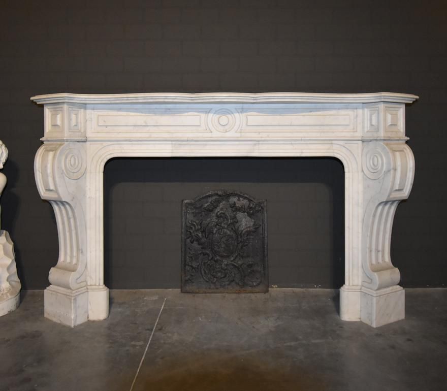 Antique 19th Century Dutch Fireplace Mantel photo for sale